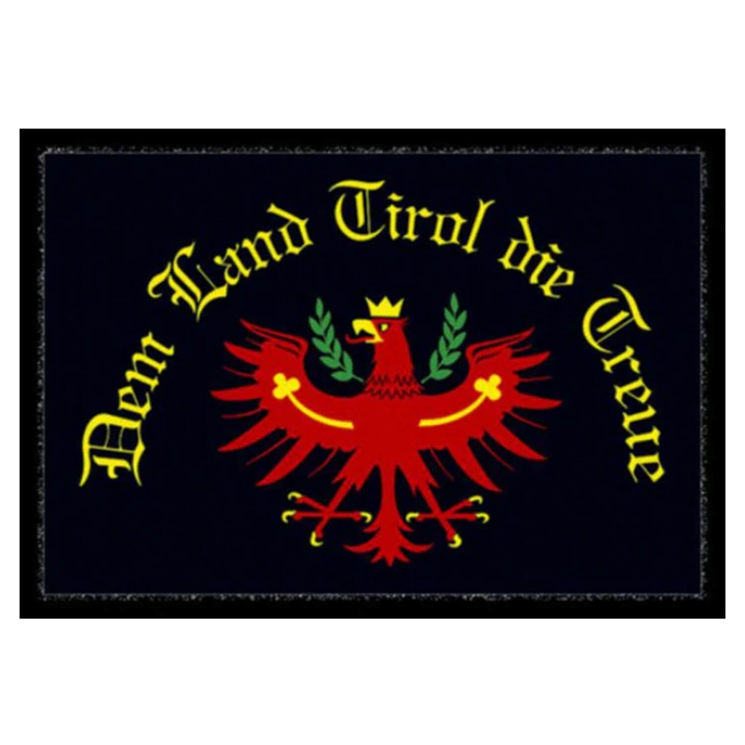 Fußmatte "Dem Land Tirol die Treue" 50x70cm - WohnDirect.com - Heimtextilien für stilvolles Wohnambiente