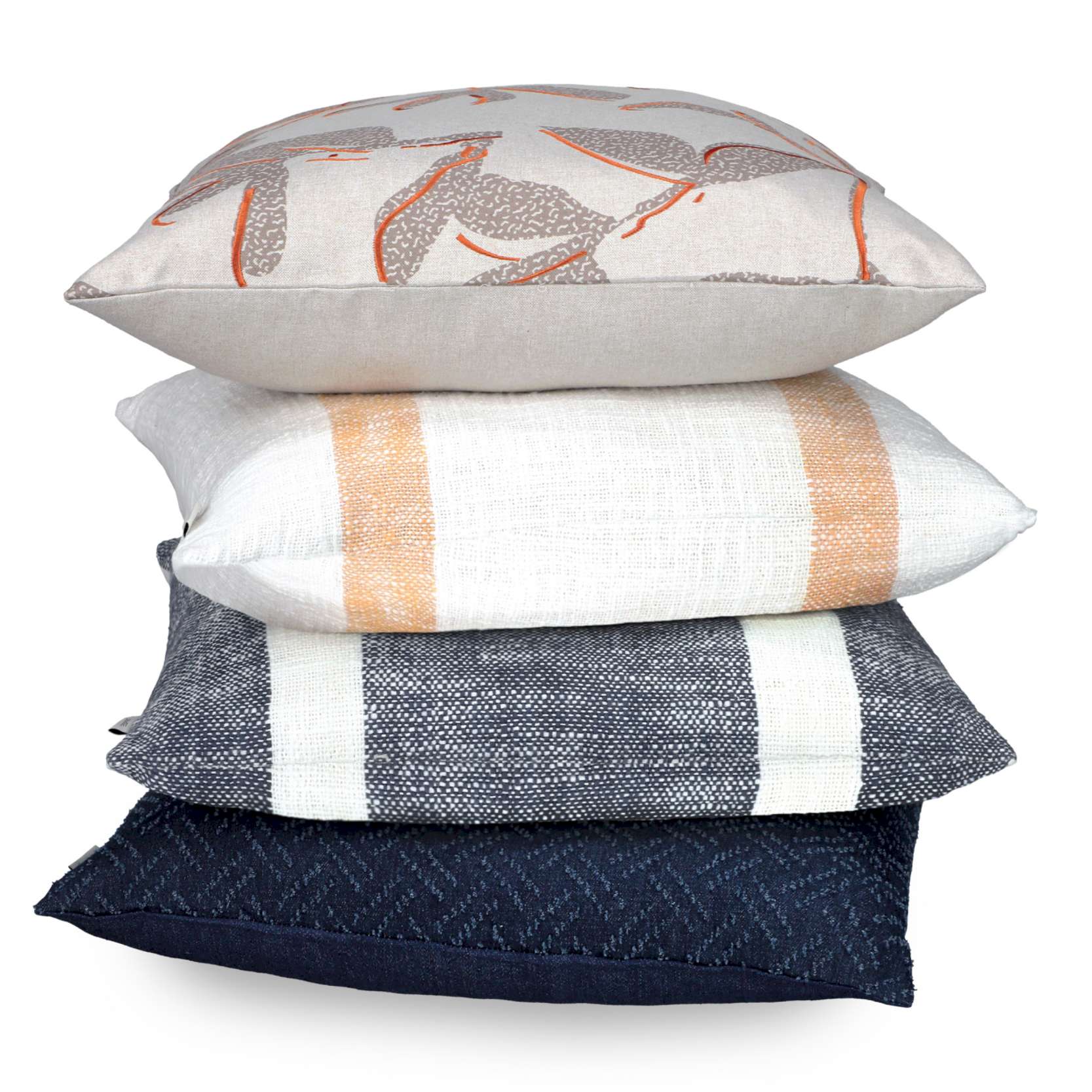 Kissen Babette mit floraler Stickerei 45x45 cm - WohnDirect.com - Heimtextilien für stilvolles Wohnambiente