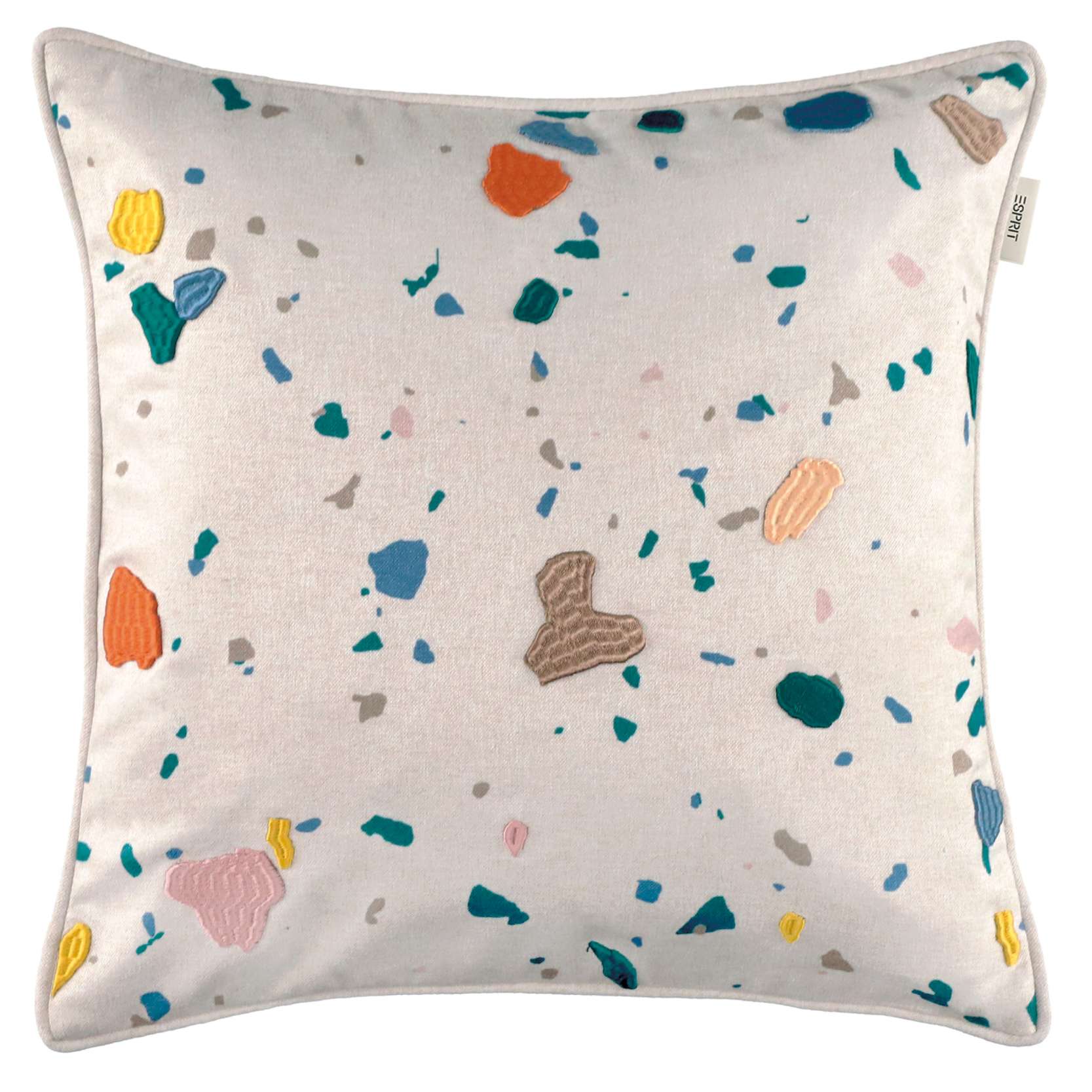 Kissen Bastian bestickt in 3D Optik 38x38 cm