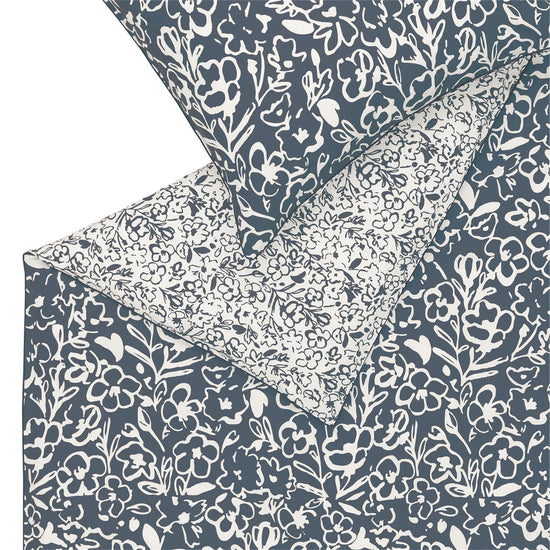 Renforcè Bettwäsche mit floralem Muster aus nachhaltigerer Baumwolle-Ganzjahresbettwäsche-ESPRIT-Flieder-135 x 200 cm-Wohndirect - Fußmatten, Badematten und mehr