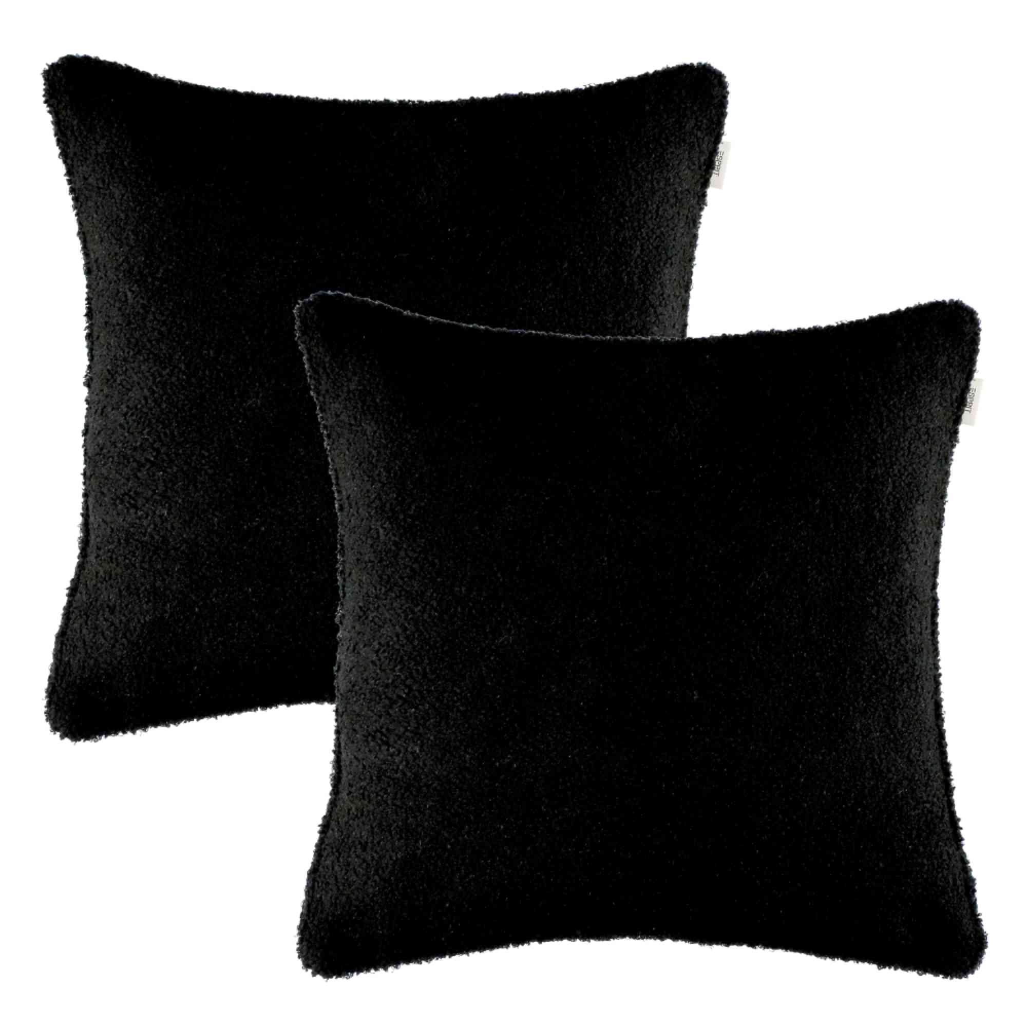2er Set Kissenhülle Cute aus Miniteddy 45 x 45 cm