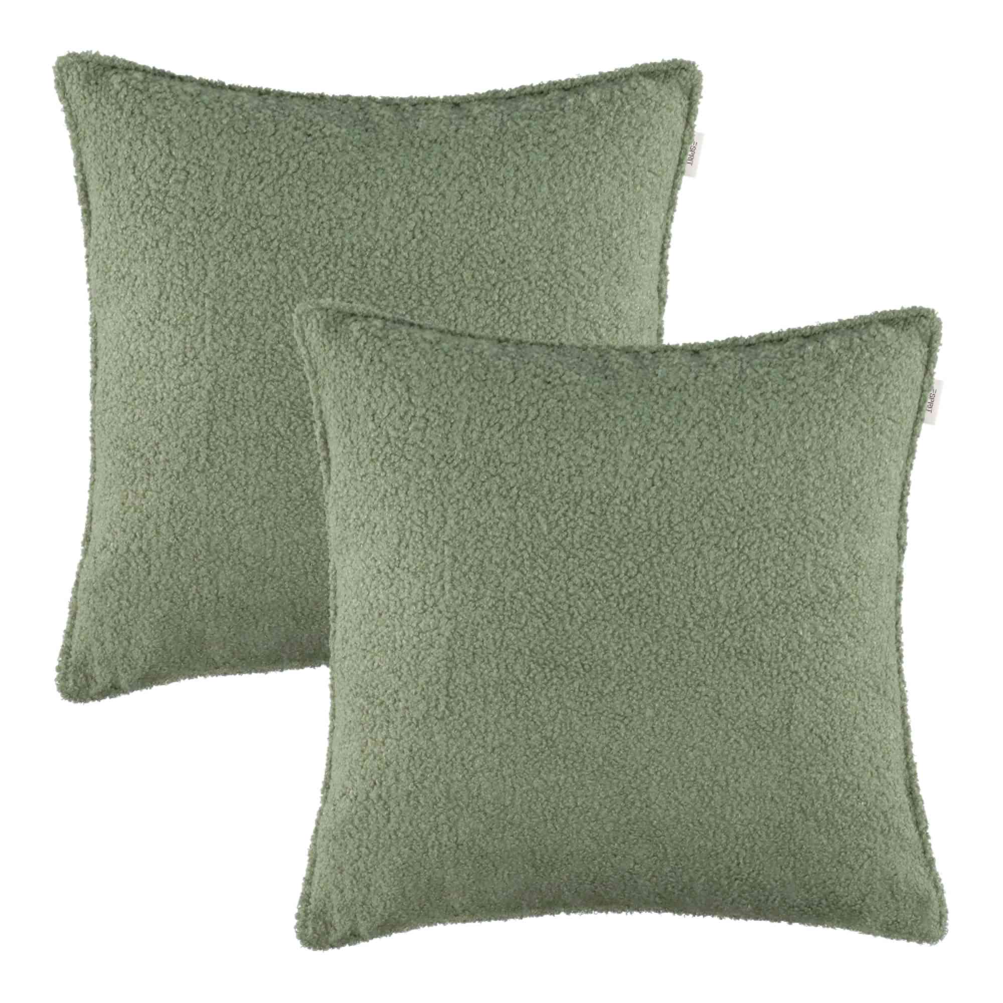 2er Set Kissenhülle Cute aus Miniteddy 45 x 45 cm
