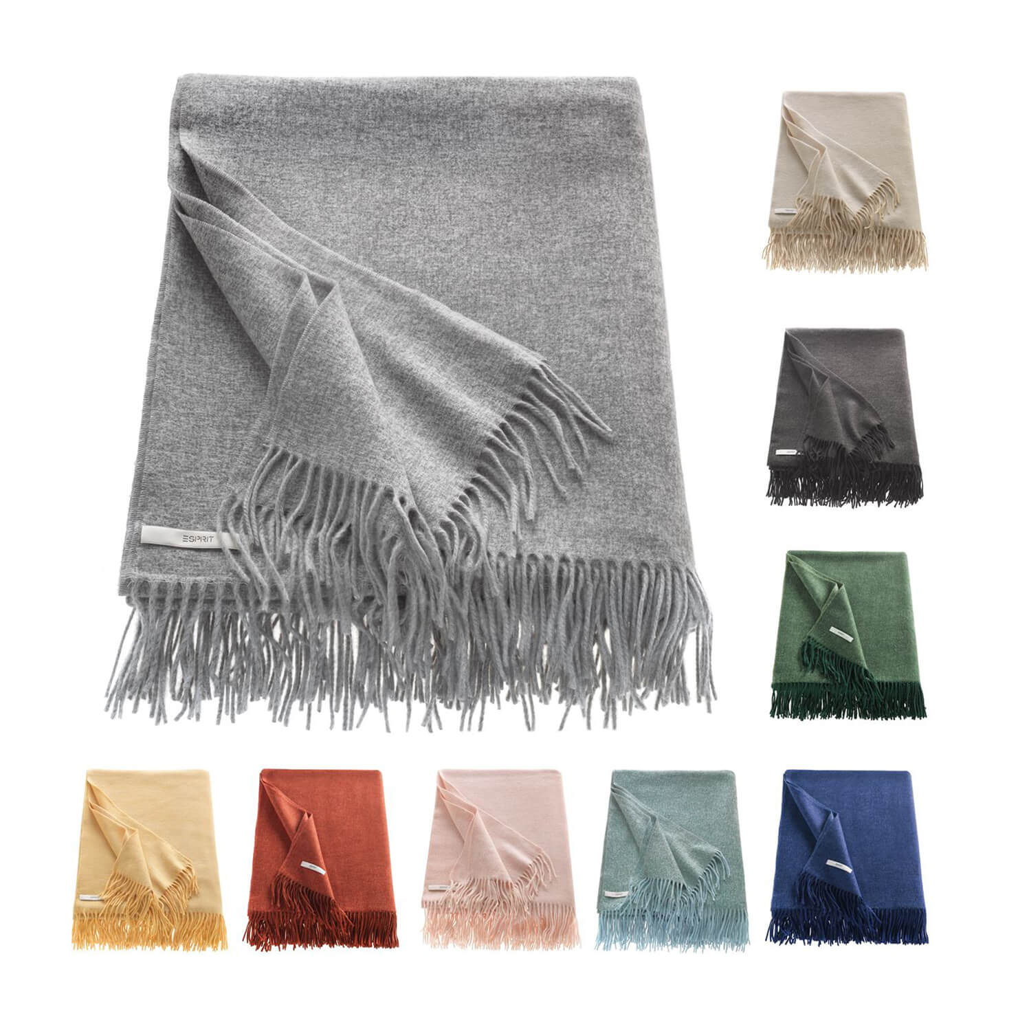 Tagesdecke Melange Plaid • 150x200cm • In Deutschland hergestellt - WohnDirect.com - Heimtextilien für stilvolles Wohnambiente