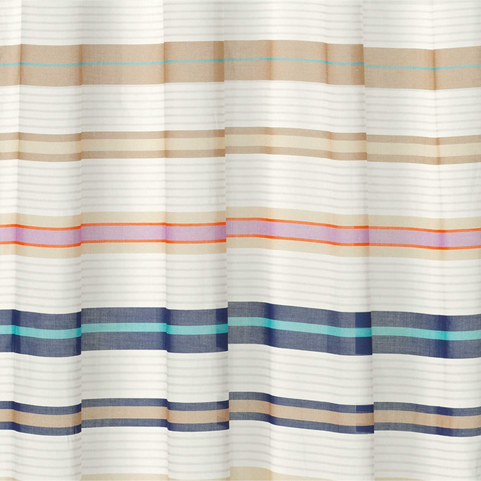 Schlaufenvorhang Janny transparent mit Streifen