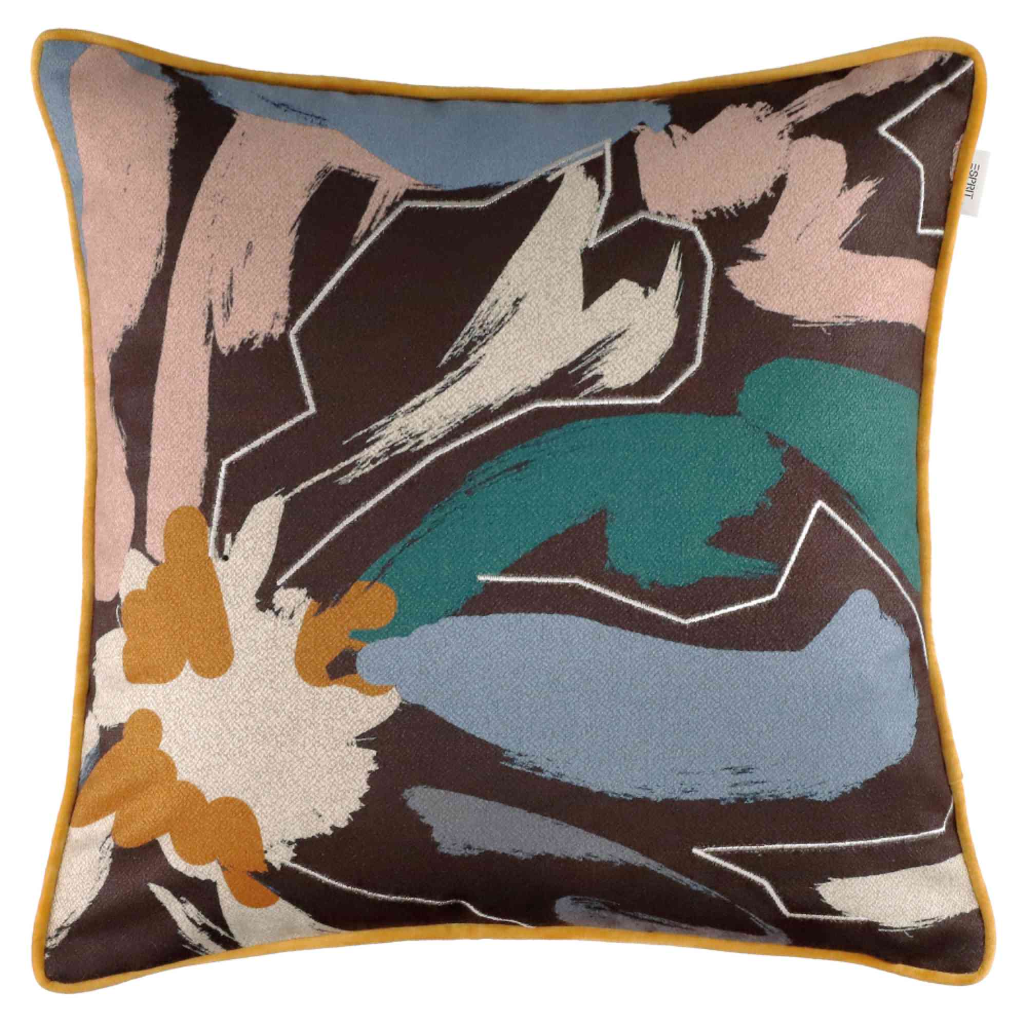 Kissenhülle Nadja mit floralem Design 45 x 45 cm