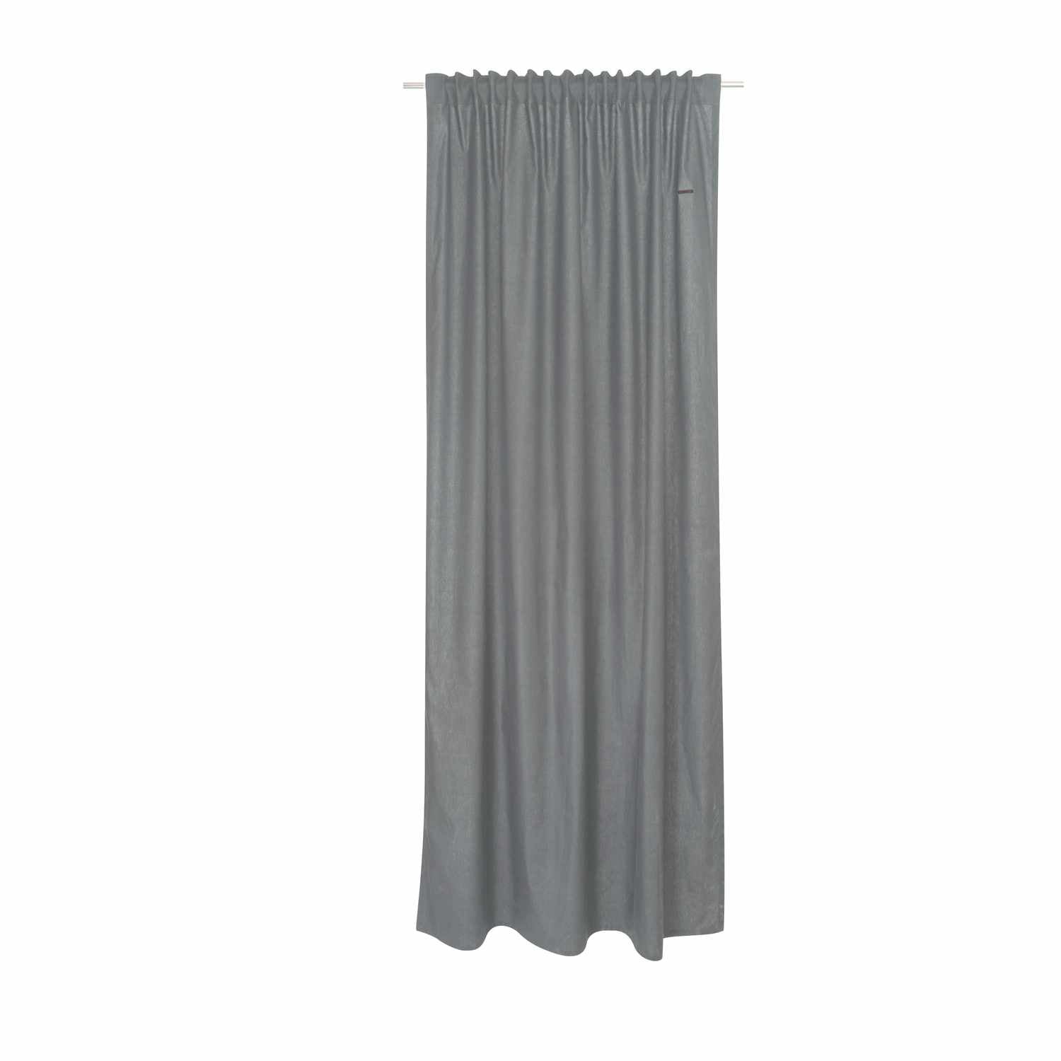 Blickdichter Vorhang Neo • mit verdeckten Schlaufenband • aus "Better Cotton" nachhaltiger Baumwolle • 130 x 250 cm