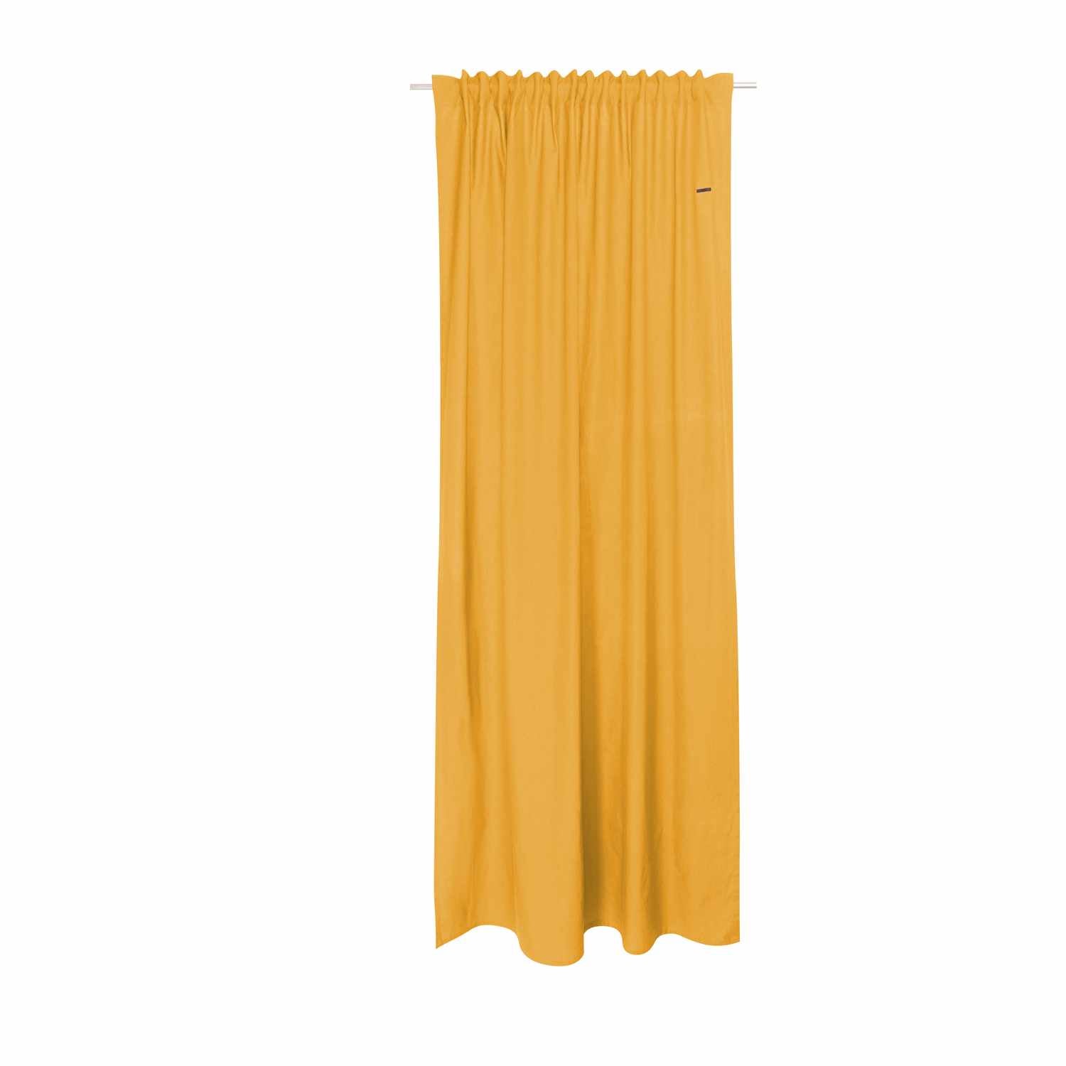 Blickdichter Vorhang Neo • mit verdeckten Schlaufenband • aus "Better Cotton" nachhaltiger Baumwolle • 130 x 250 cm