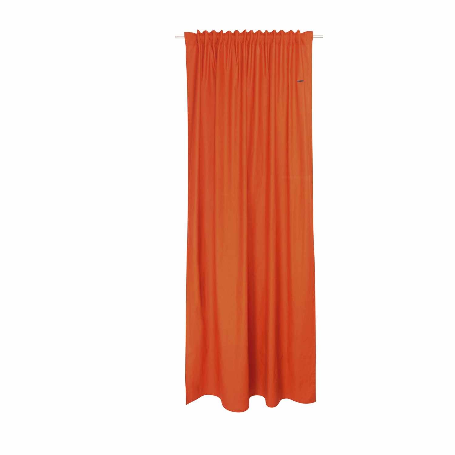 Blickdichter Vorhang Neo • mit verdeckten Schlaufenband • aus "Better Cotton" nachhaltiger Baumwolle • 130 x 250 cm