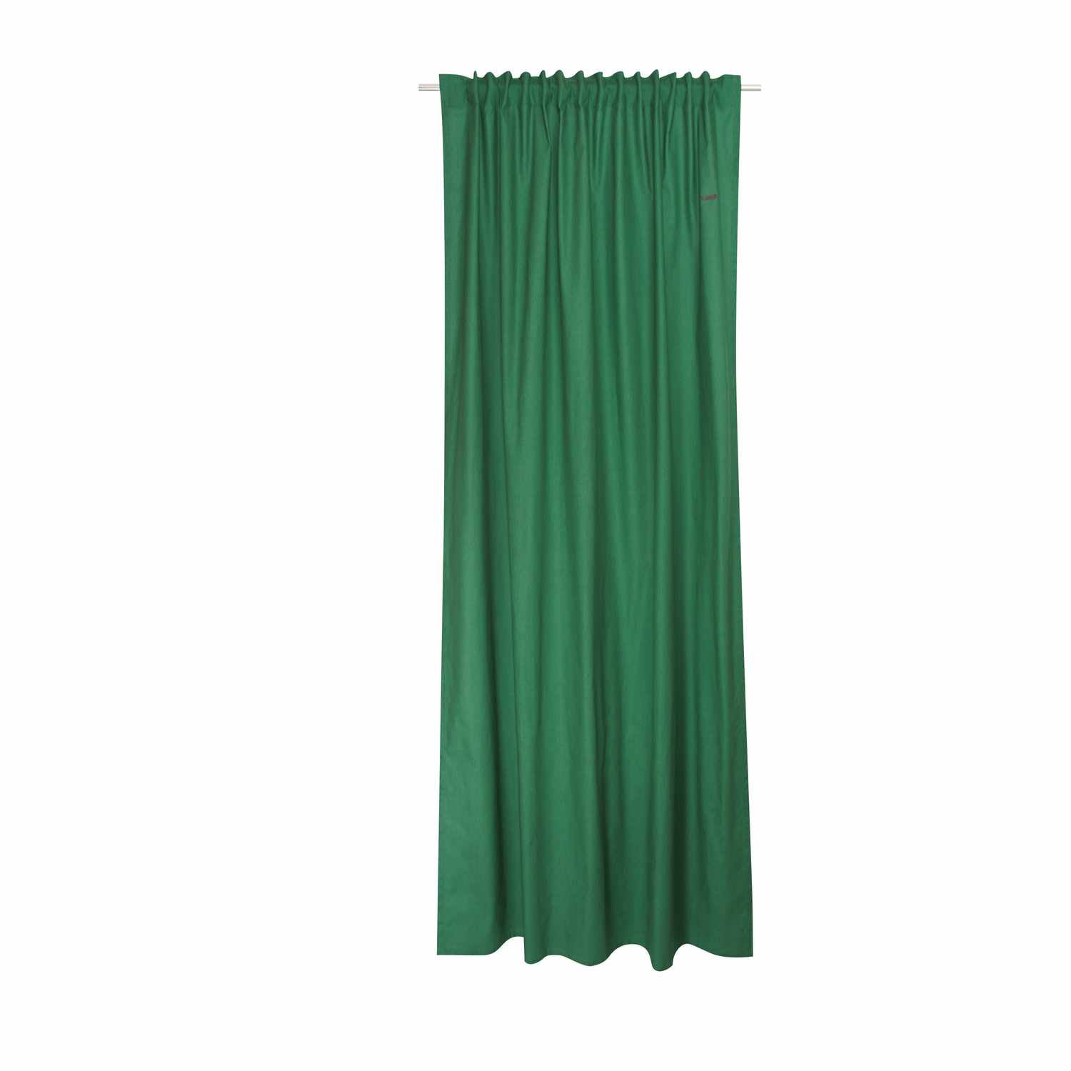 Blickdichter Vorhang Neo • mit verdeckten Schlaufenband • aus "Better Cotton" nachhaltiger Baumwolle • 130 x 250 cm