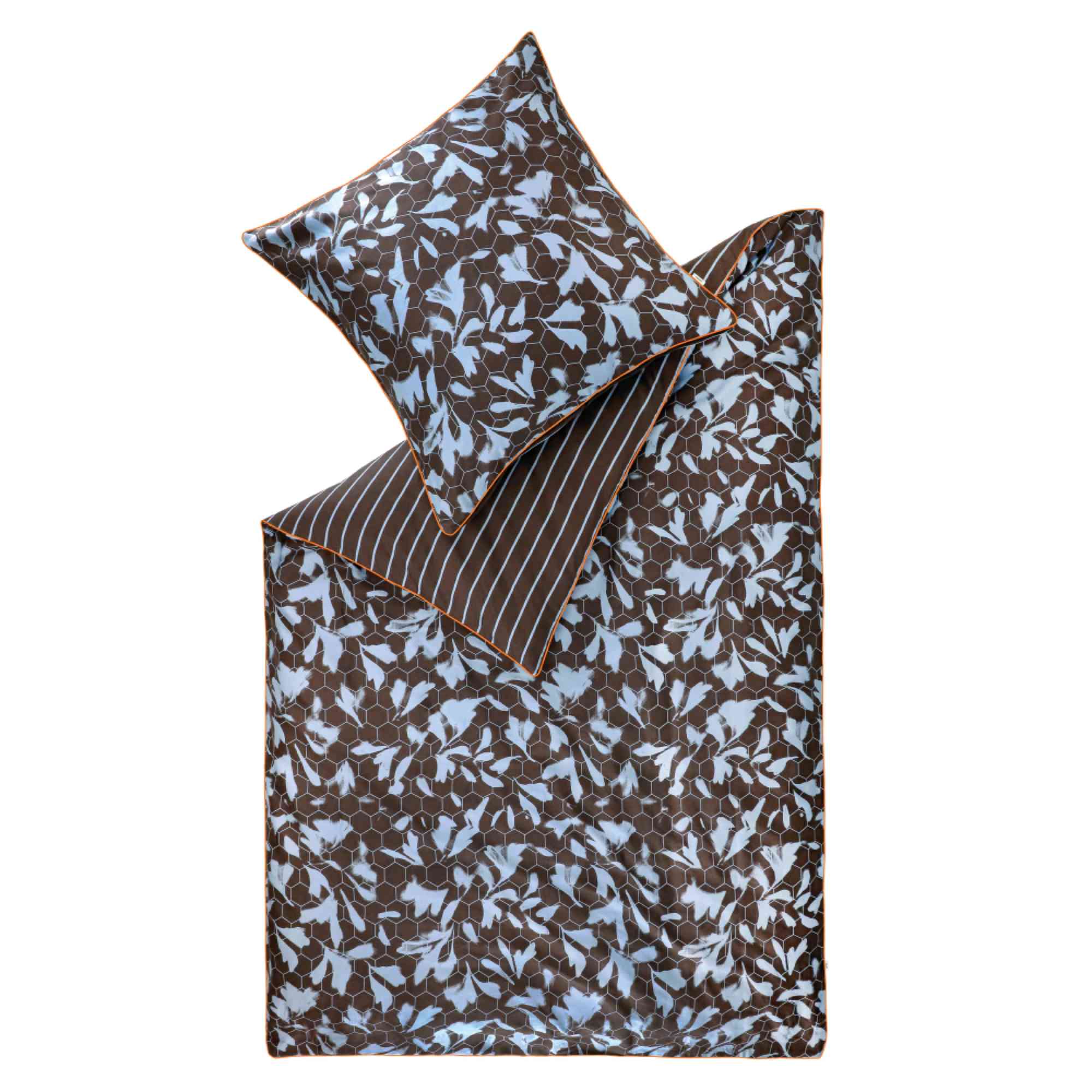Satin Bettwäsche Noel mit floralem Design