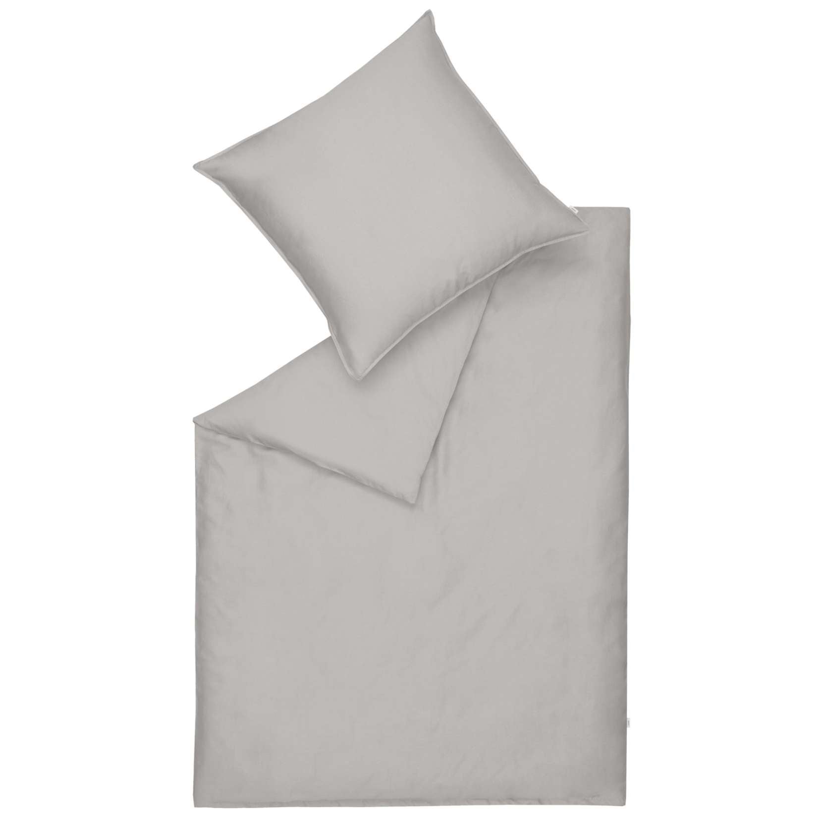 Washed Renforce Bettwäsche uni mit Stehsaum