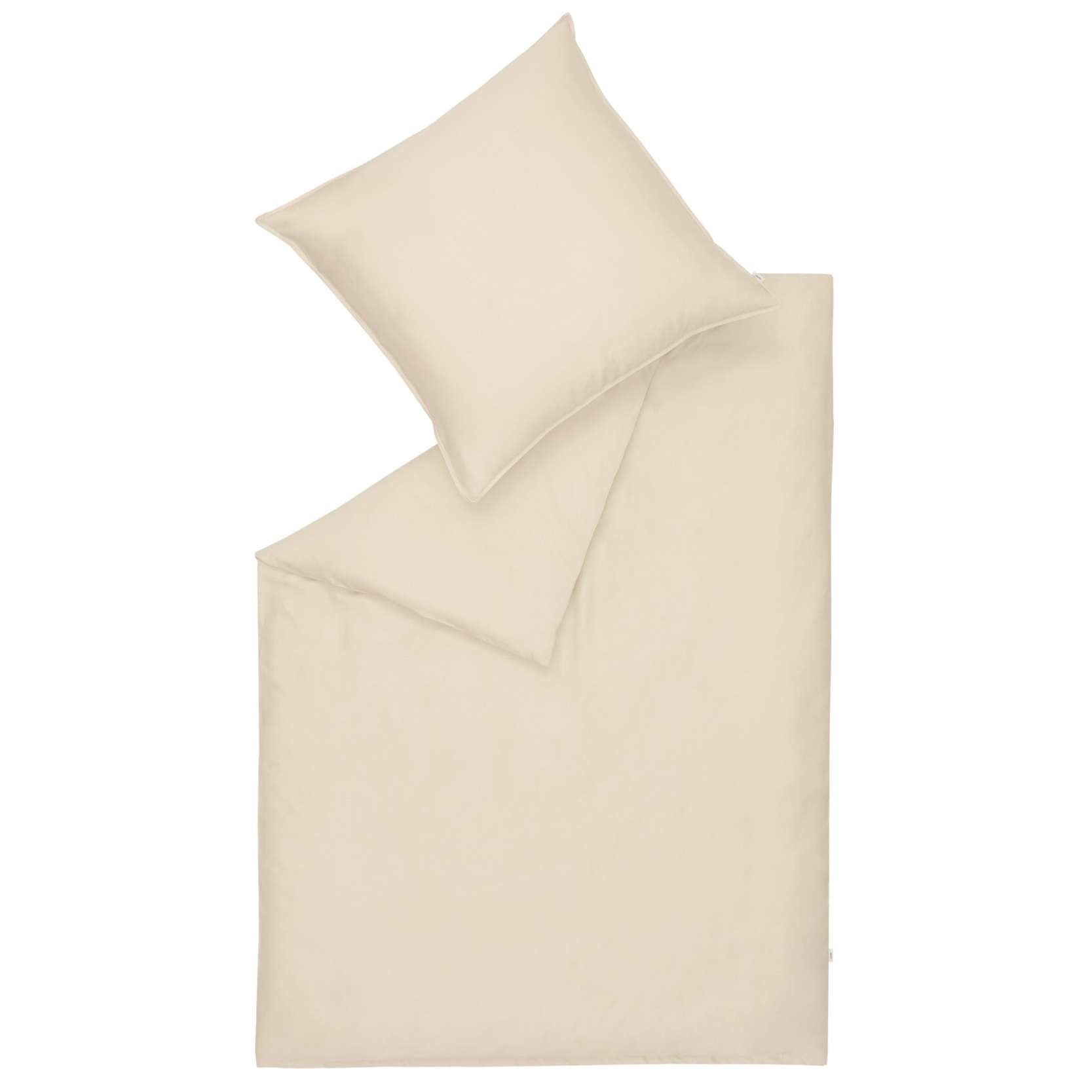 Washed Renforce Bettwäsche uni mit Stehsaum