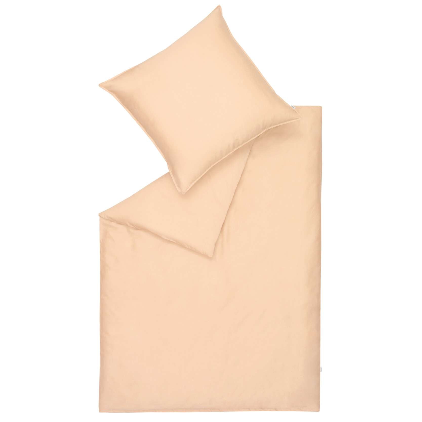Washed Renforce Bettwäsche uni mit Stehsaum