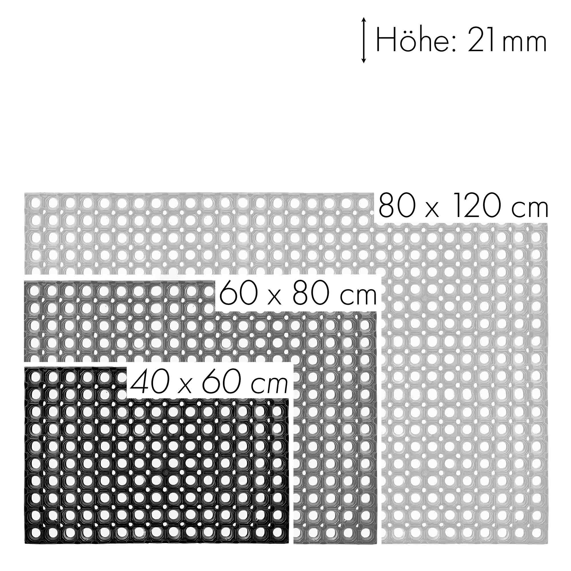 Fußmatte Außen QUADRO in 3 Größen