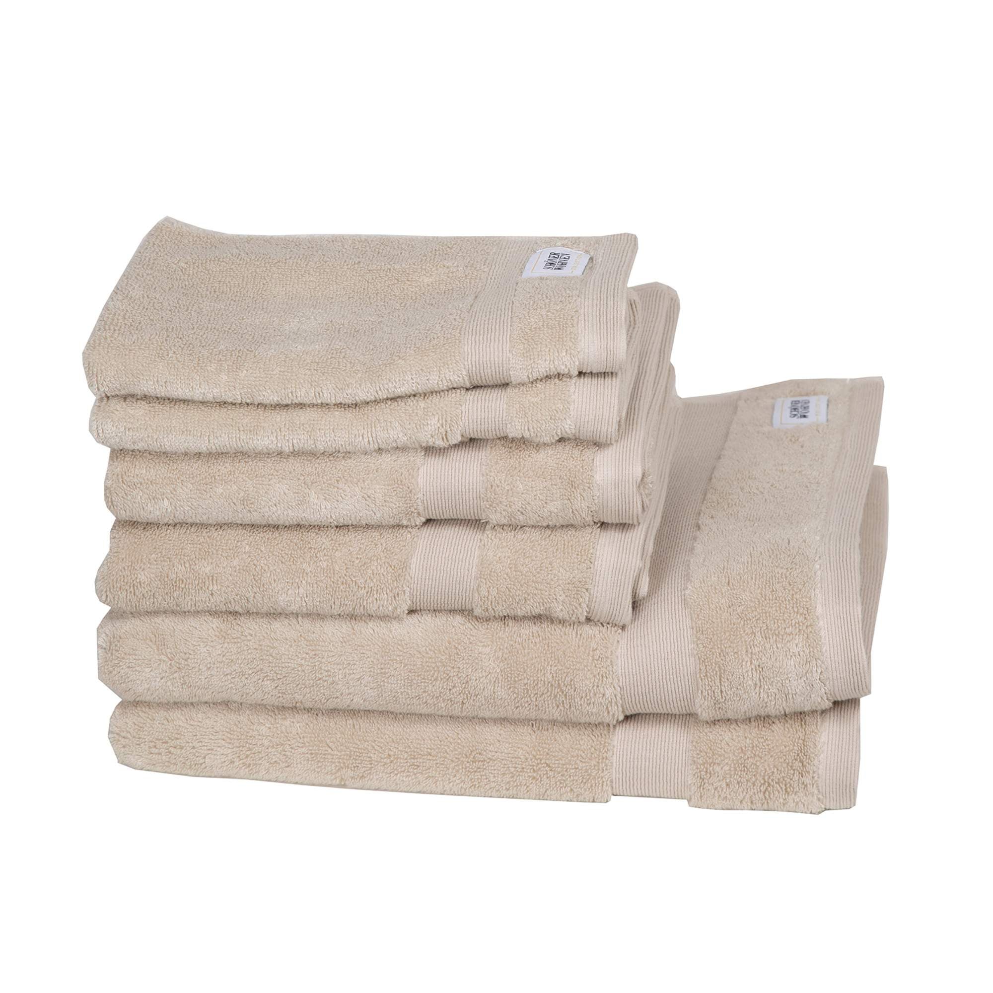 Handtuch 6er Set Cuddly • 2 Gästehandtücher, 2 Handtücher, 2 Badetücher • 100% Baumwolle