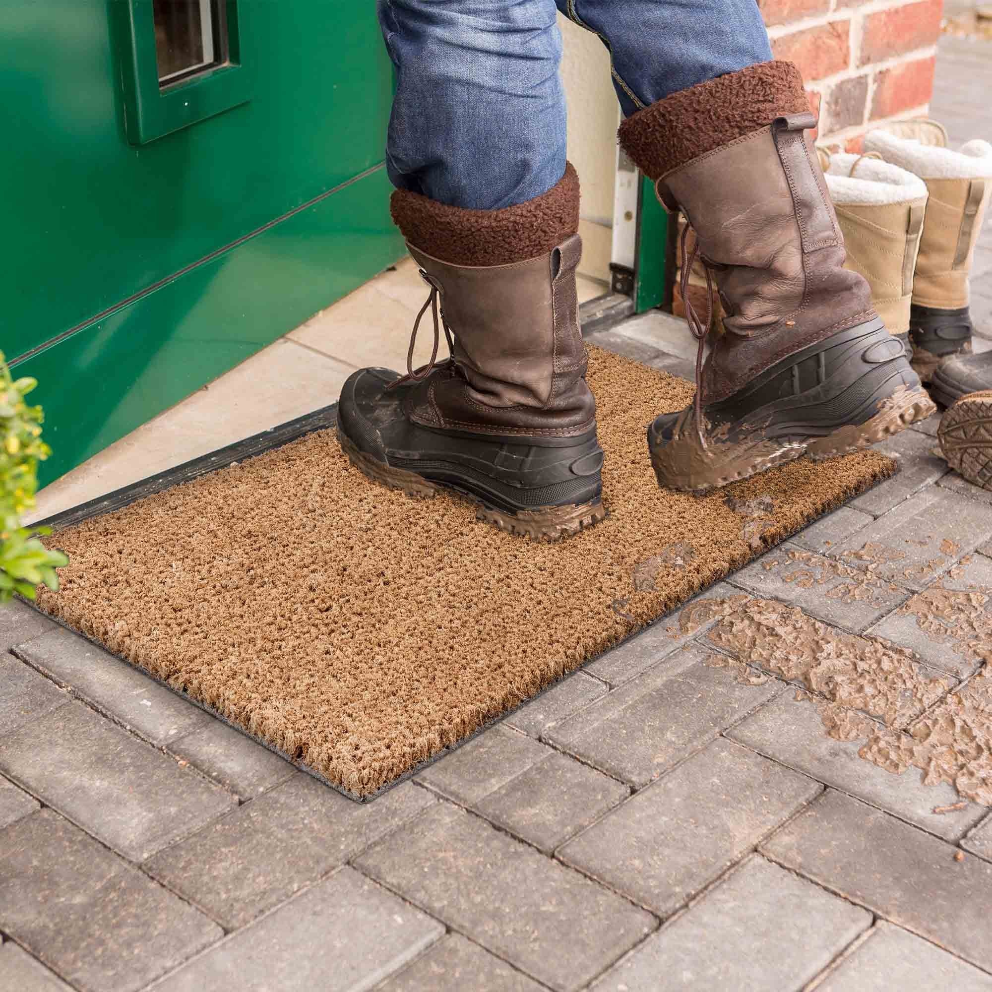 Kokosmatte KEIRA 20 mm Natur 200 cm breit