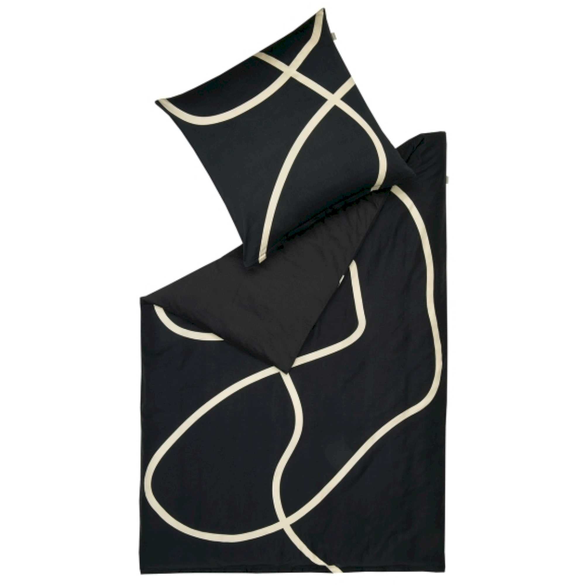 Satin Bettwäsche Artsy mit abstrakten Design