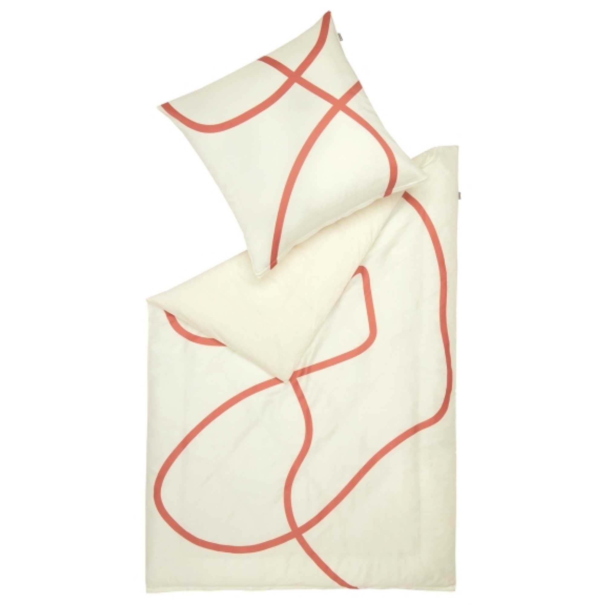 Satin Bettwäsche Artsy mit abstrakten Design