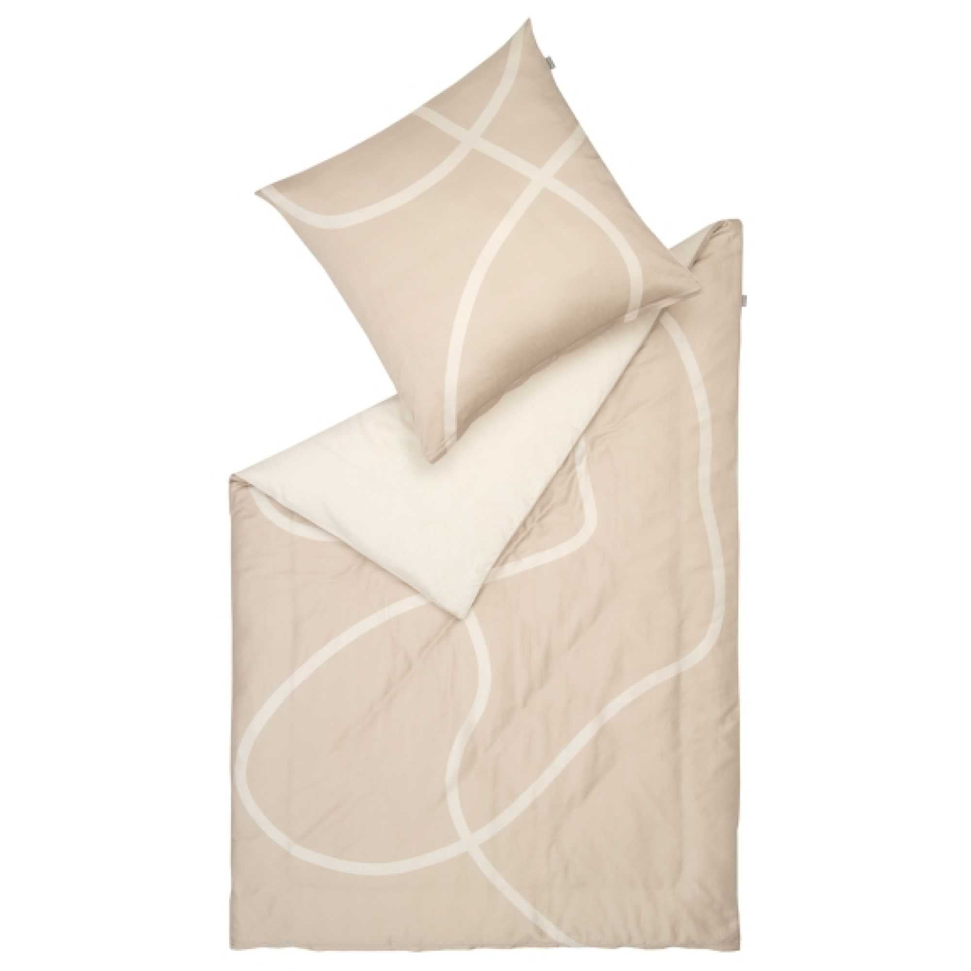 Satin Bettwäsche Artsy mit abstrakten Design