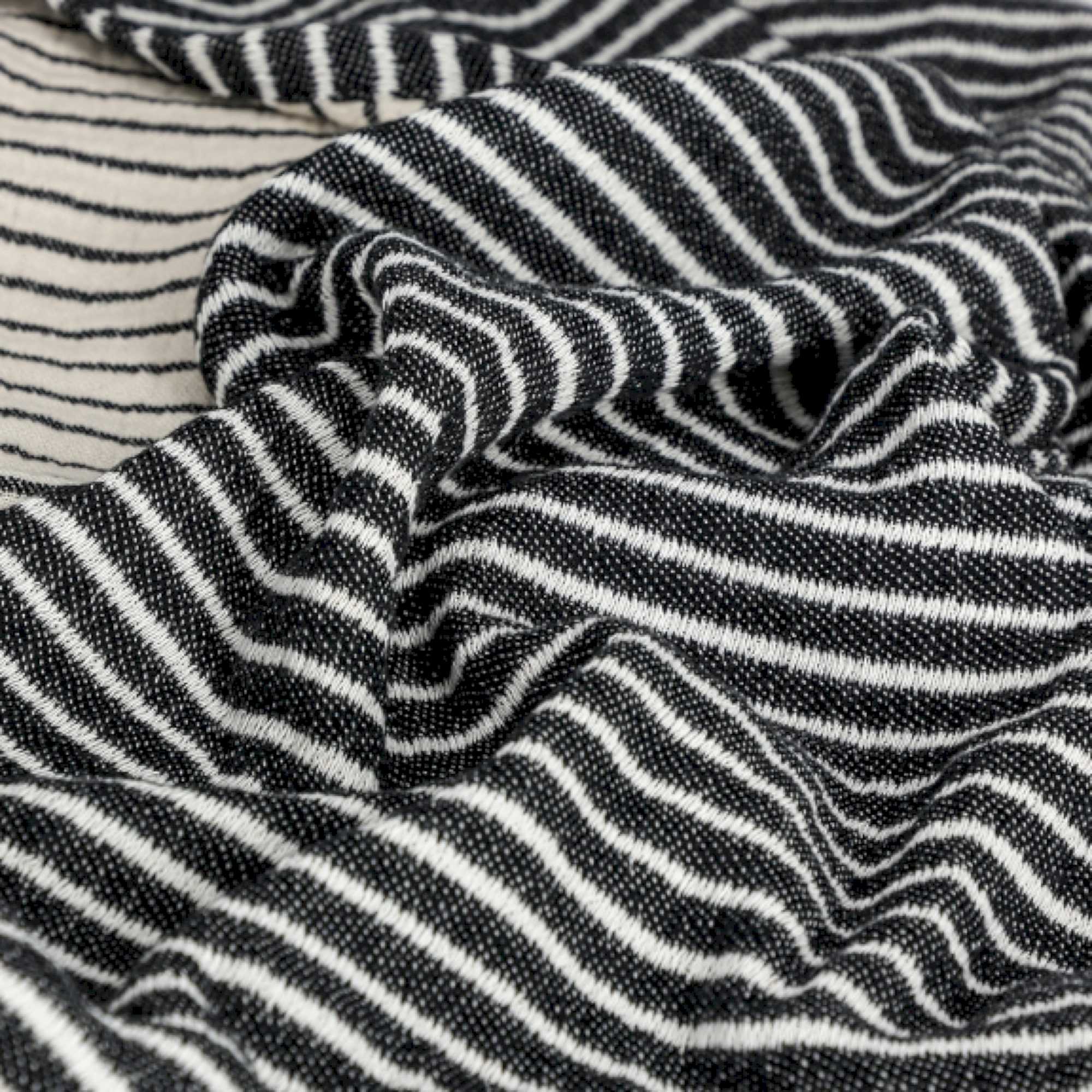Plaid Line gestreift im Naturlook 130 x 170 cm - WohnDirect.com - Heimtextilien für stilvolles Wohnambiente