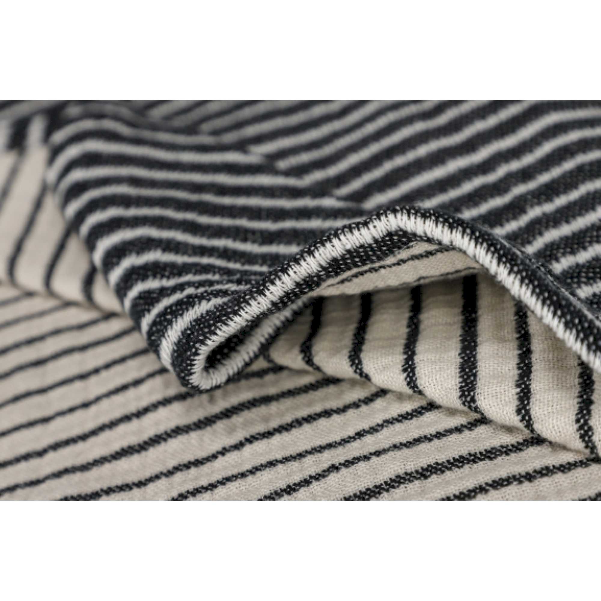 Plaid Line gestreift im Naturlook 130 x 170 cm - WohnDirect.com - Heimtextilien für stilvolles Wohnambiente
