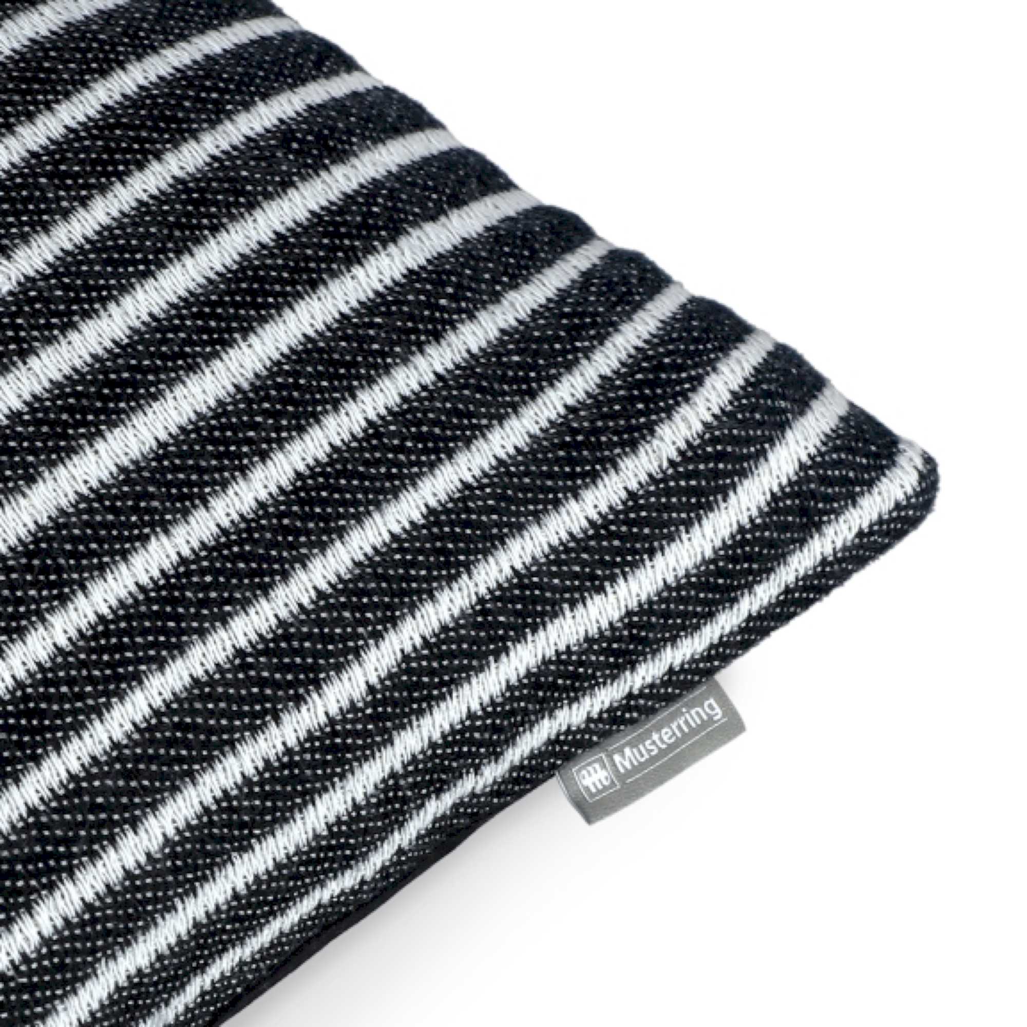 Kissenhülle Line mit Streifen in Samtoptik 45 x 45 cm - WohnDirect.com - Heimtextilien für stilvolles Wohnambiente