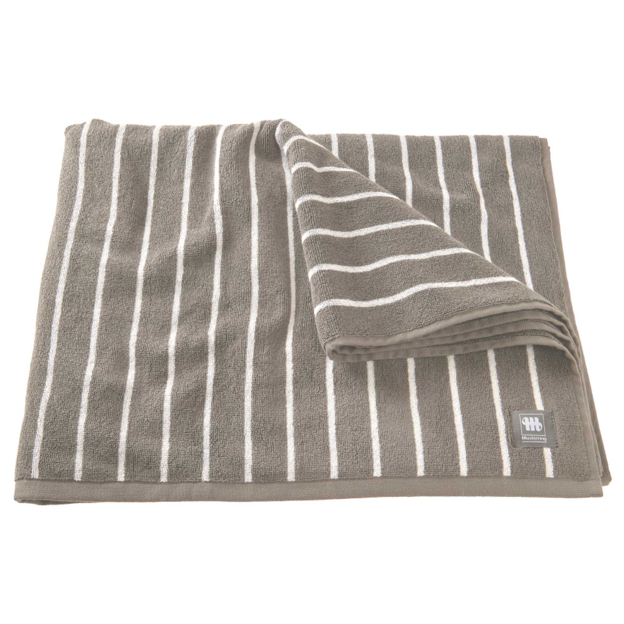 Jaquard Duschtuch/Badetuch Needlestripe mit Streifen - WohnDirect.com - Heimtextilien für stilvolles Wohnambiente