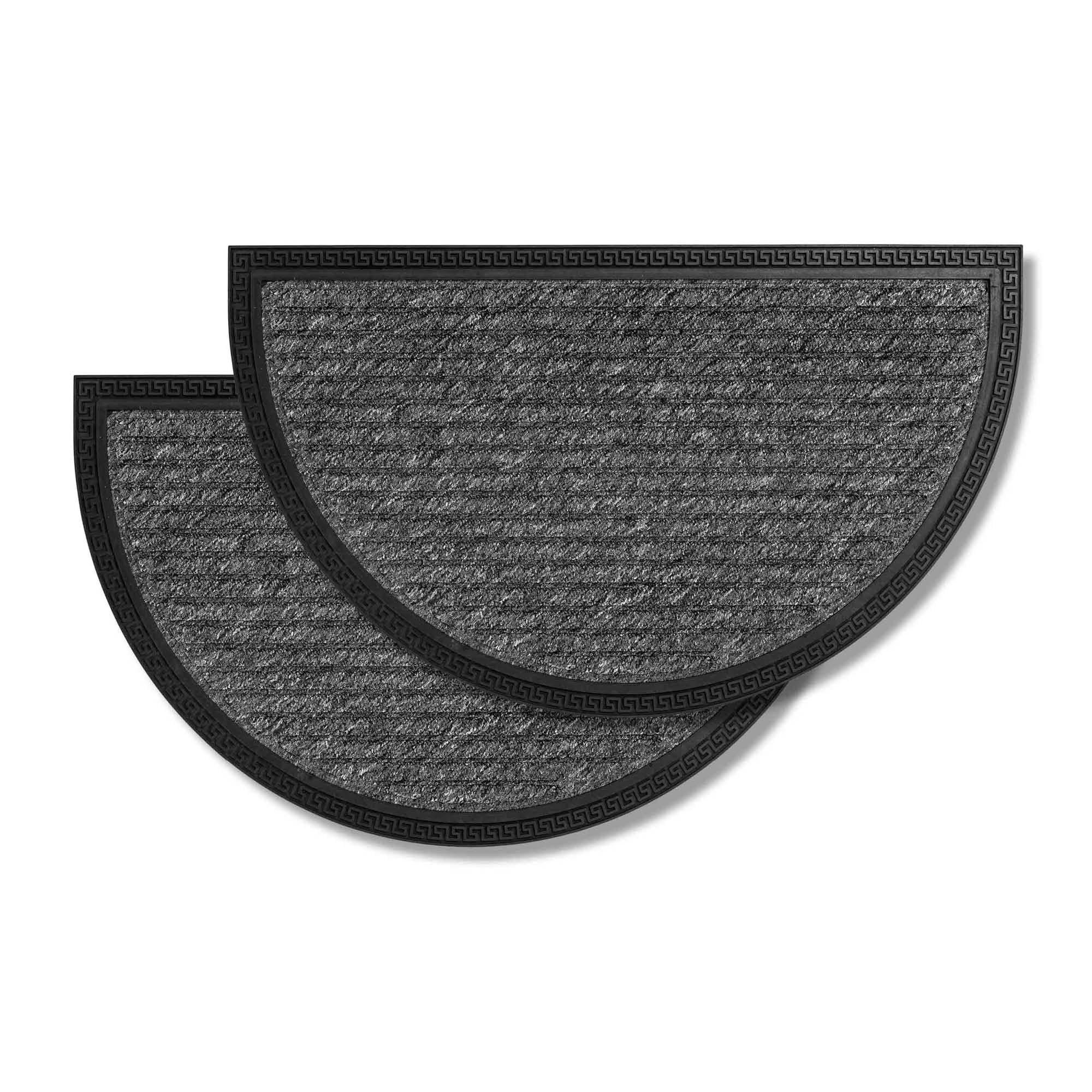 Fußmatte BORDER STAR 2er Set – Outdoor, rutschfest, halbrund