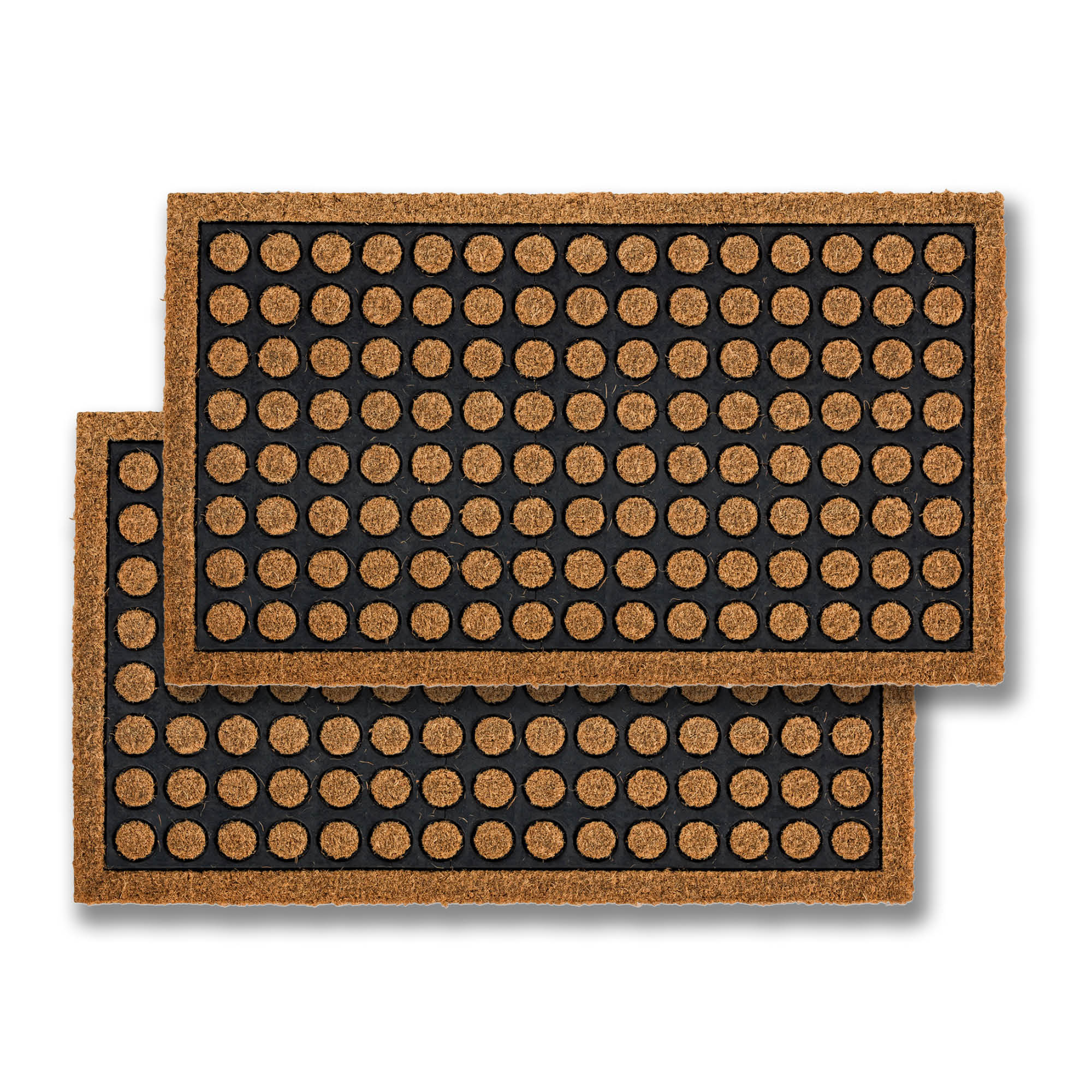 Fußmatte COCO HOME 2er Set – Kokos & Gummi, antibakteriell