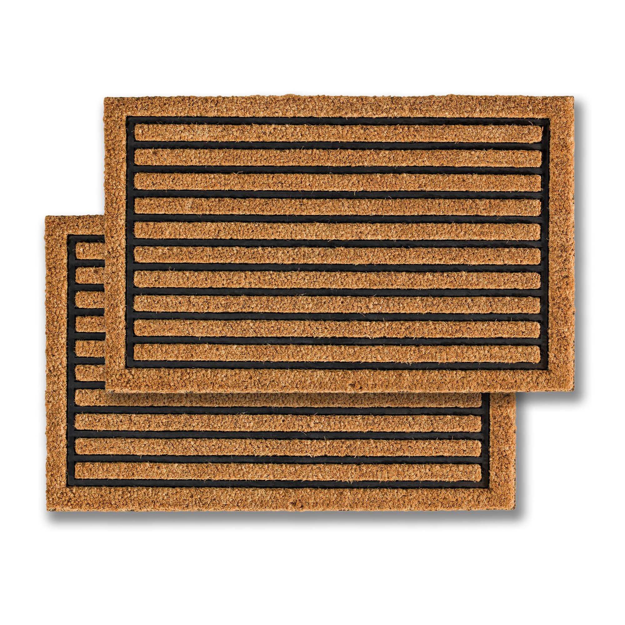 Fußmatte COCO HOME 2er Set – Kokos & Gummi, antibakteriell
