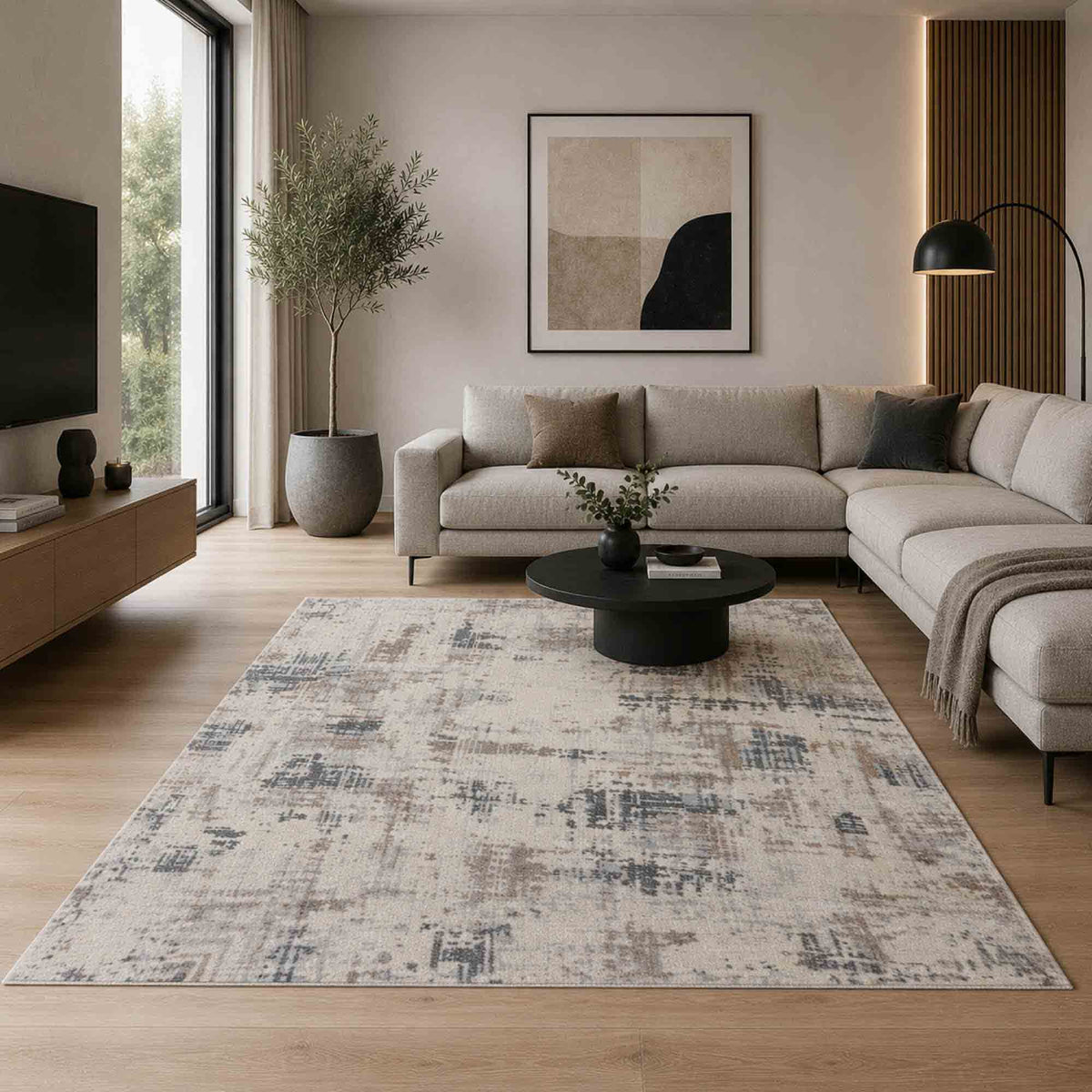 Teppich ROSSANO – Skandinavisches Design, Naturtöne