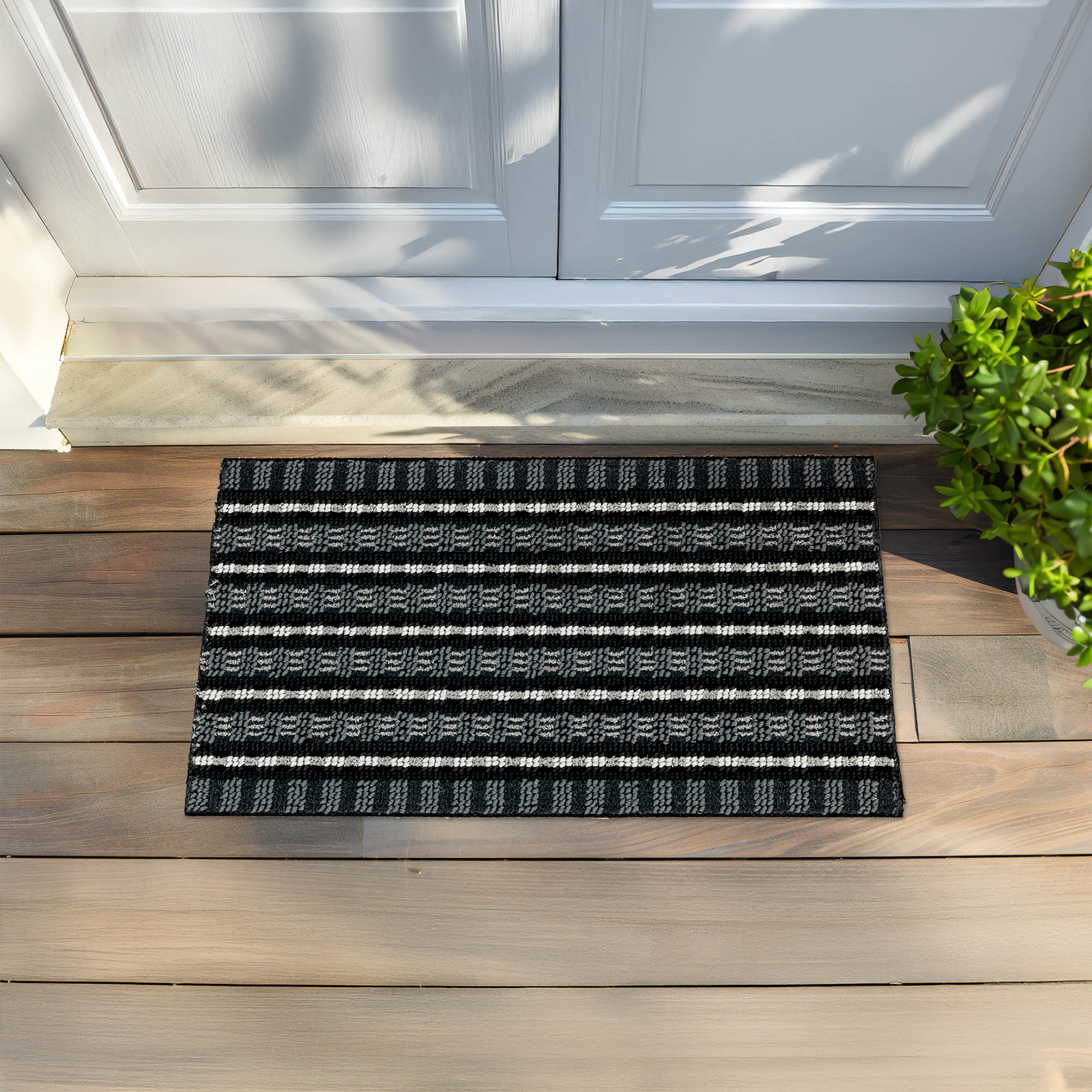 Fußmatte POLY BRUSH 2er Set – Outdoor, extrem strapazierfähig