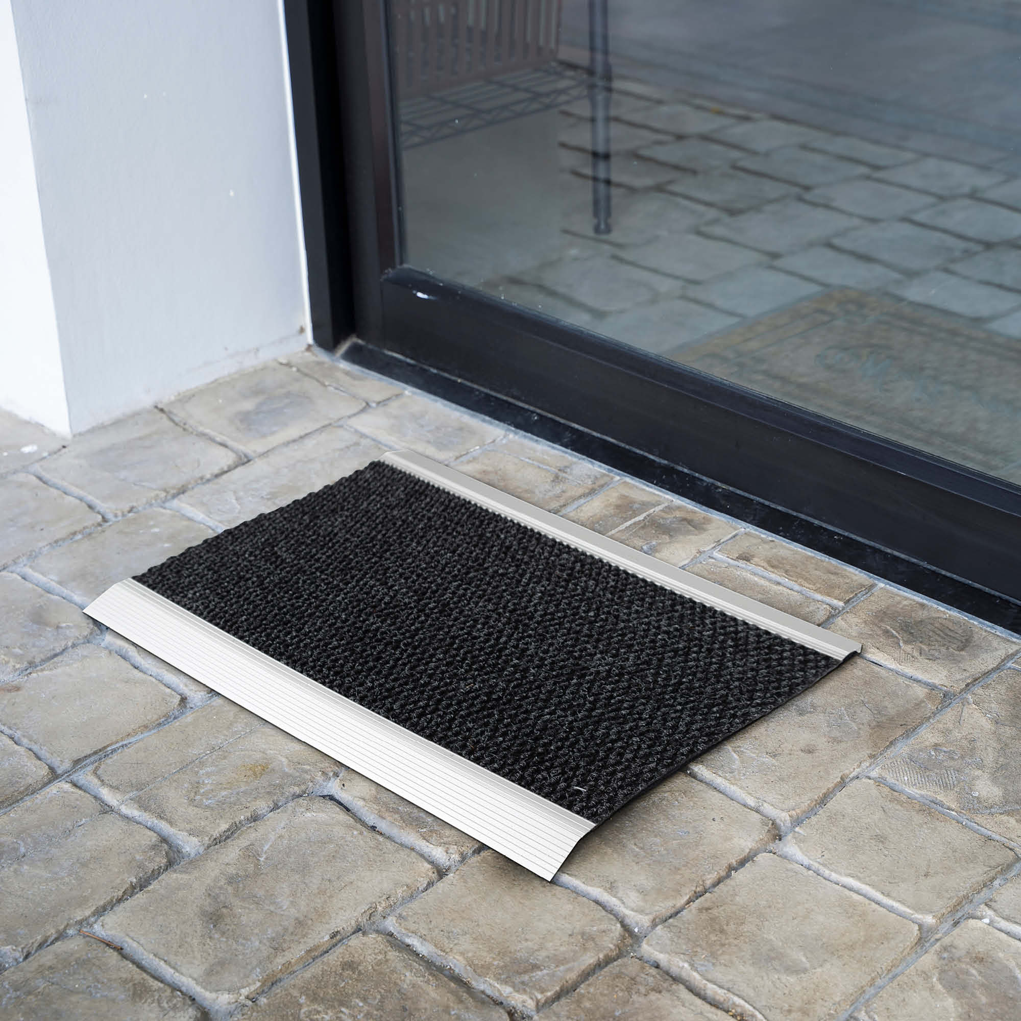 Fußmatte NUB BRUSH ALU – Aluminium & Eco