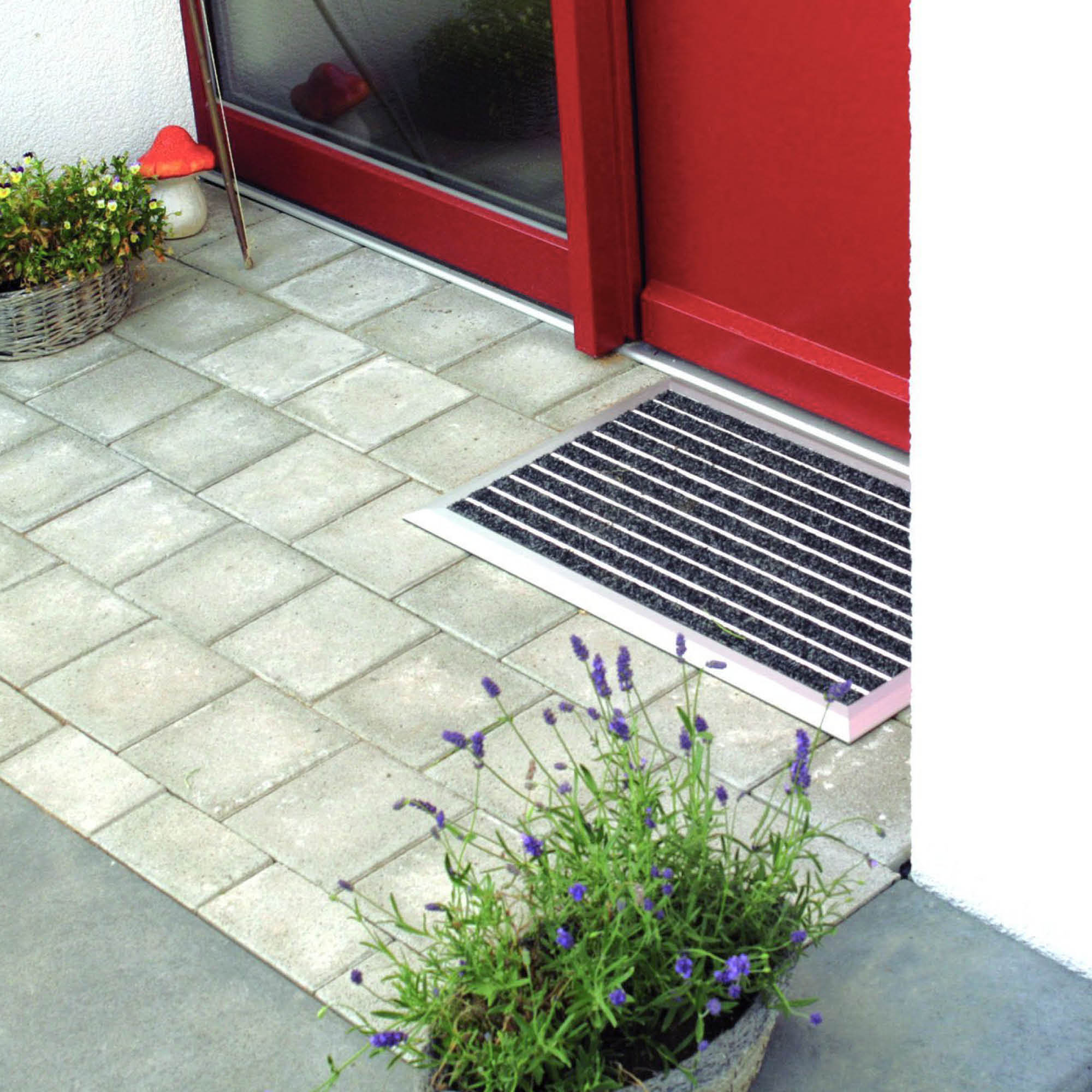 Aluminium Fußmatte EXCLUSIV MAT - hochwertig und wetterfest