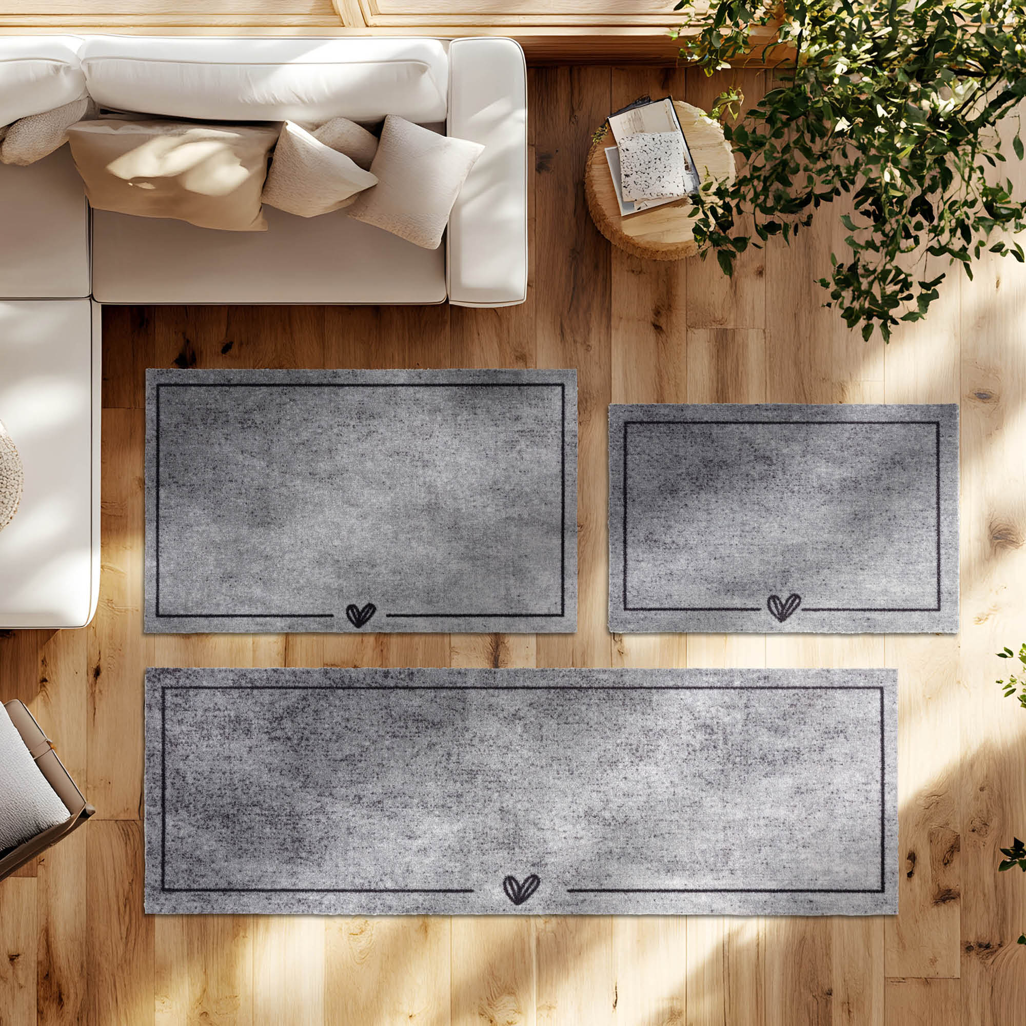 Türmatte MIABELLA – Stilvoll, saugstark, waschbar