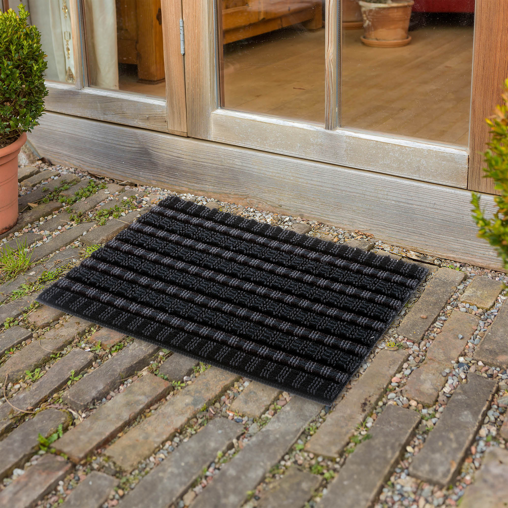 Fußmatte POLY BRUSH 2er Set – Outdoor, extrem strapazierfähig