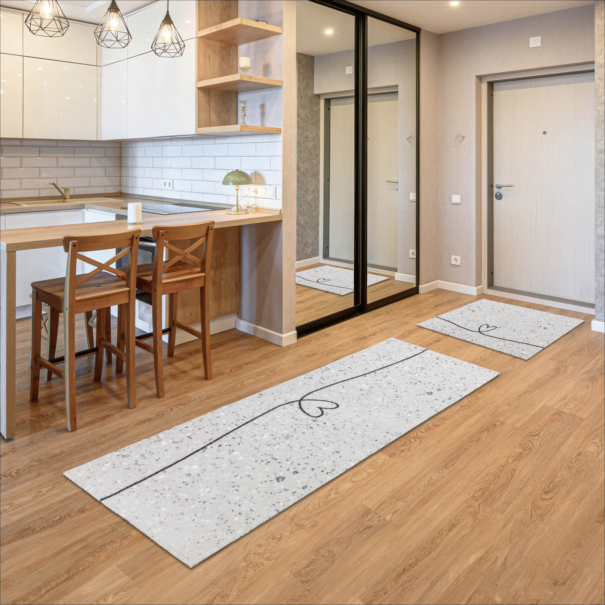 Türmatte MIABELLA – Stilvoll, saugstark, waschbar