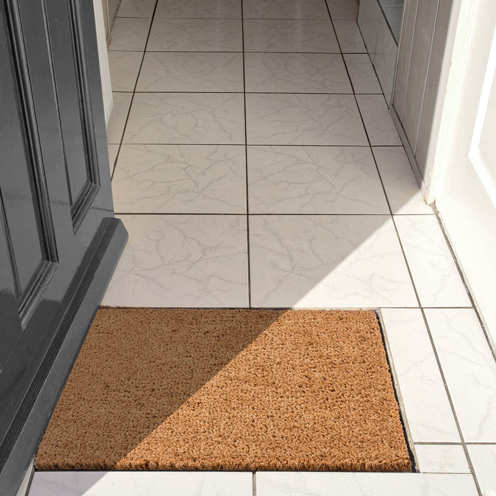 Fußmatte KEIRA 2er Set – Kokosvelours 100% Naturfaser