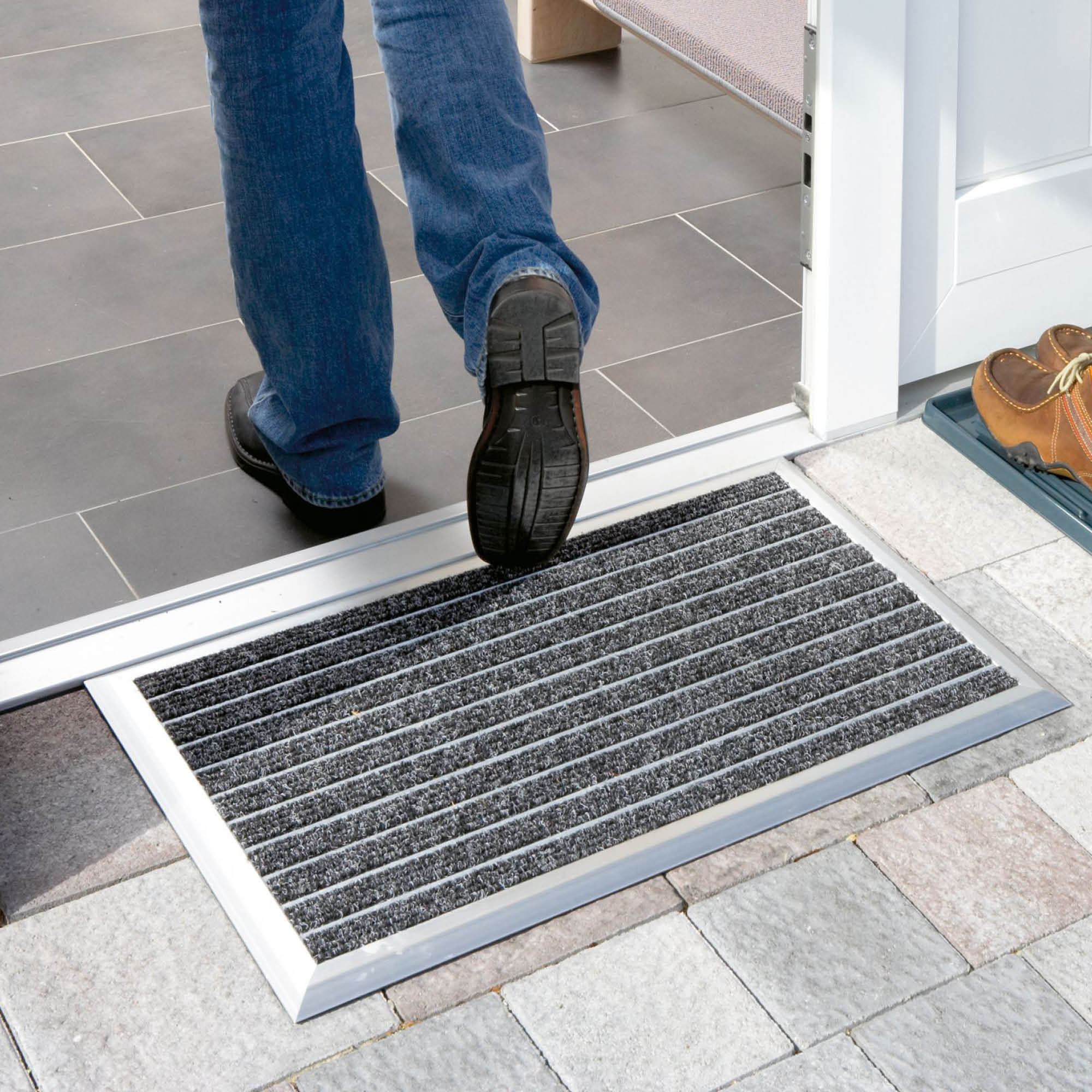 Aluminium Fußmatte EXCLUSIV MAT - hochwertig und wetterfest