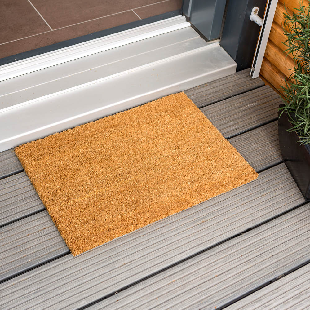 Fußmatte KEIRA 2er Set – Kokosvelours 100% Naturfaser