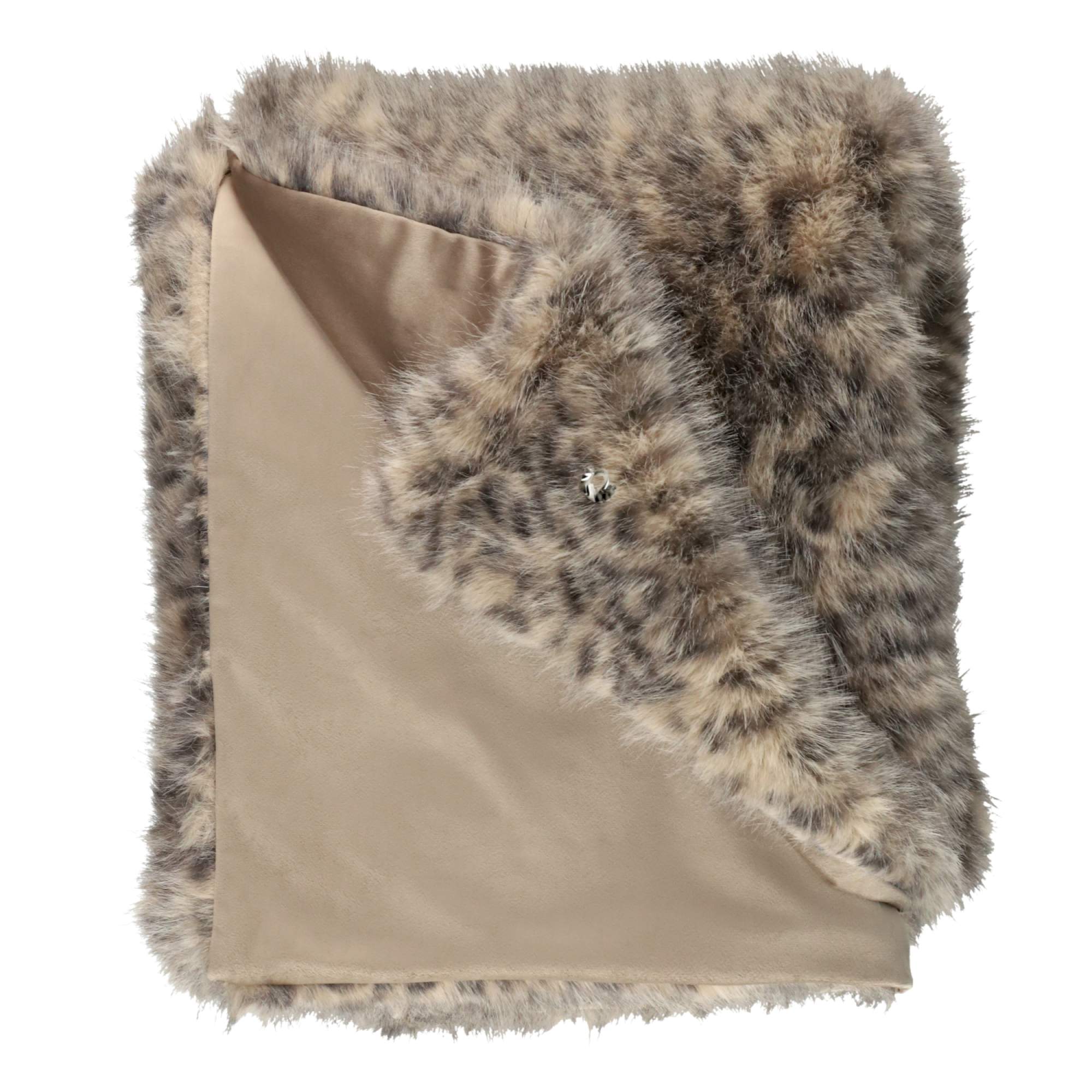 Luxus Wohndecke mit Leopardenmuster von Sportalm – weich, stilvoll & waschbar, 130x170cm