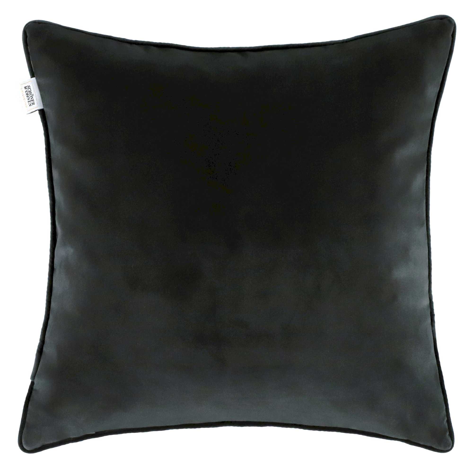 Kissenhülle Avenue aus Satin und Samt 43 x 43 cm