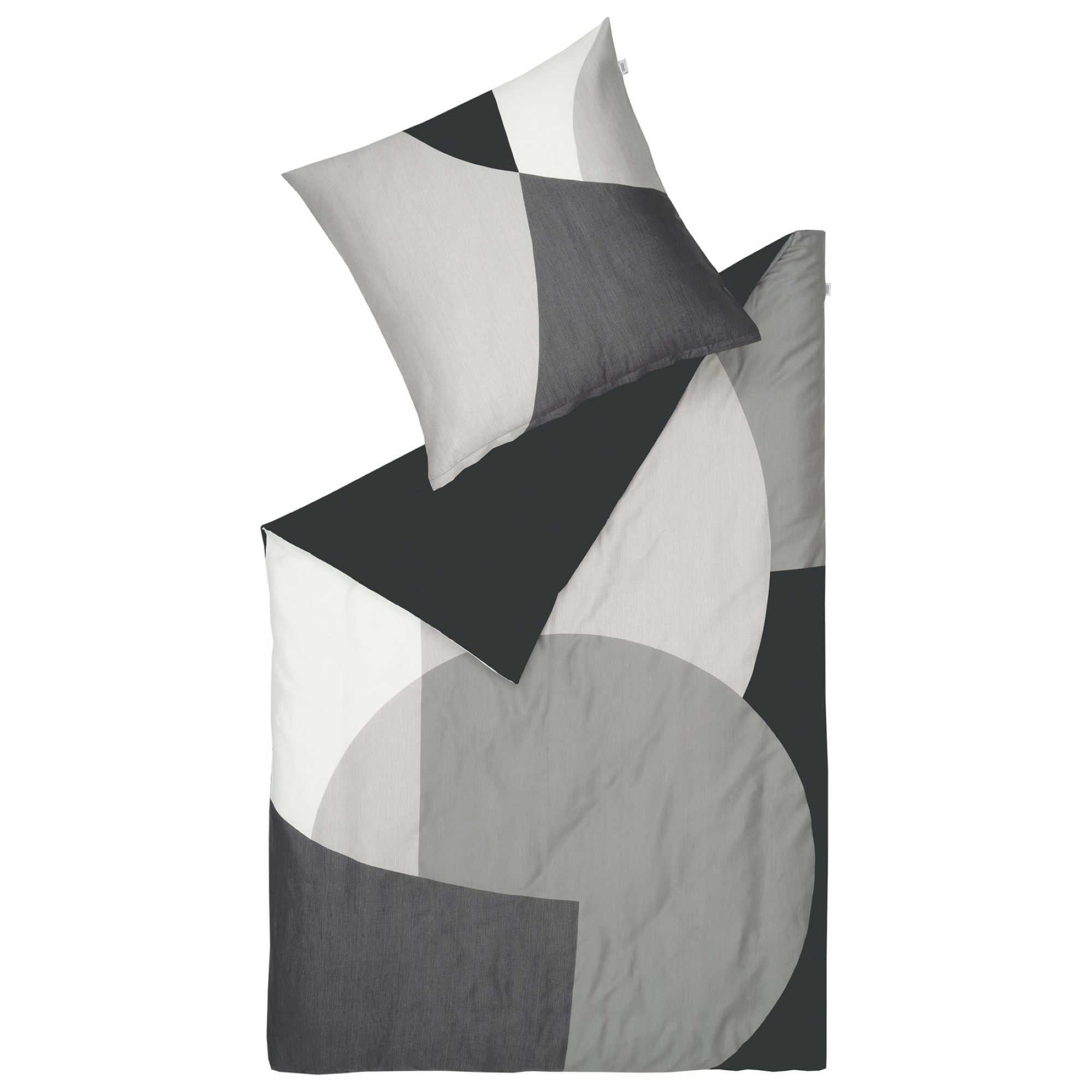 Satin Bettwäsche mit grafischem Muster