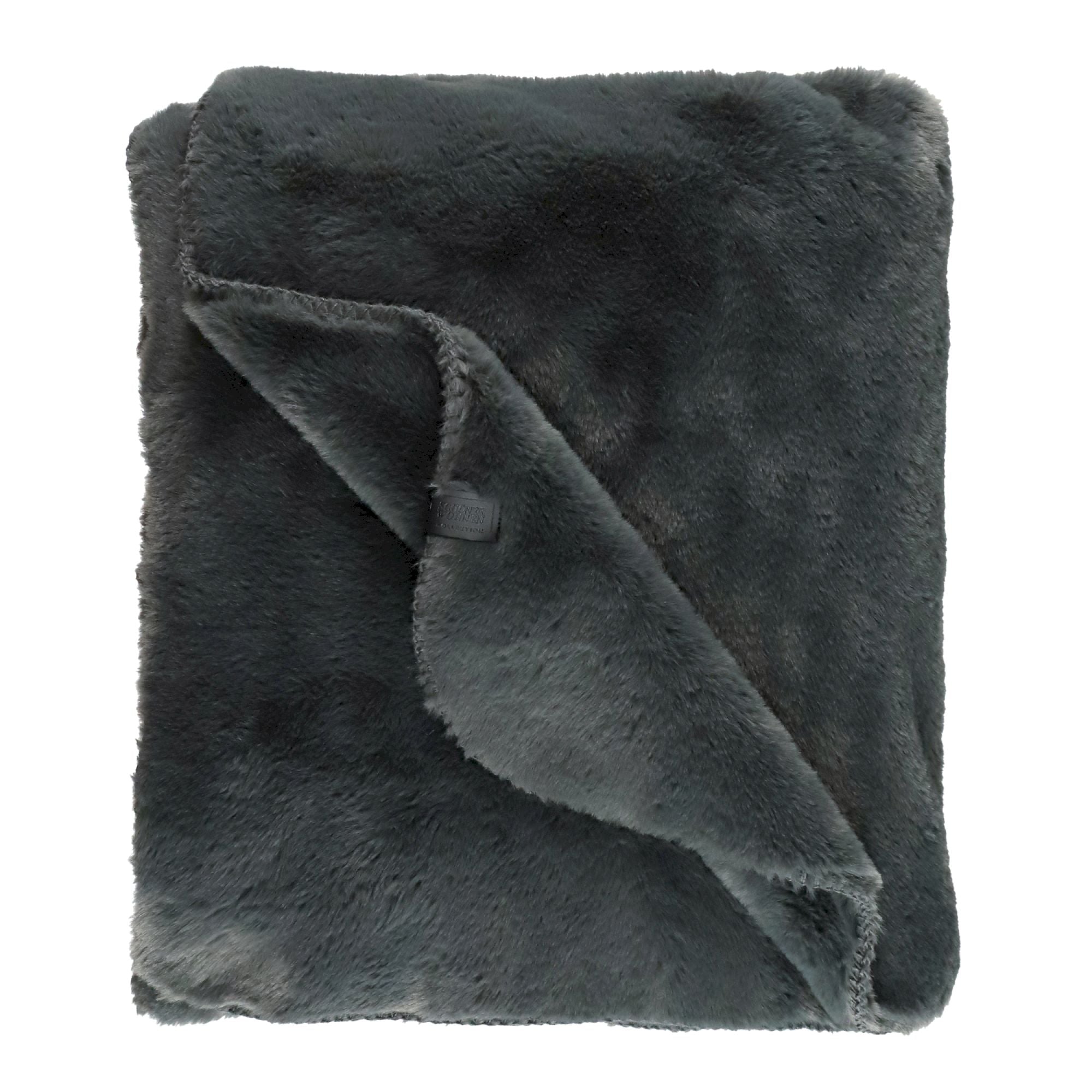 Schöner Wohnen Wohndecke Kunstfell 130x170 cm, Kuscheldecke, einfarbig, Anthrazit, Beige, Offwhite, passende Kissenhüllen