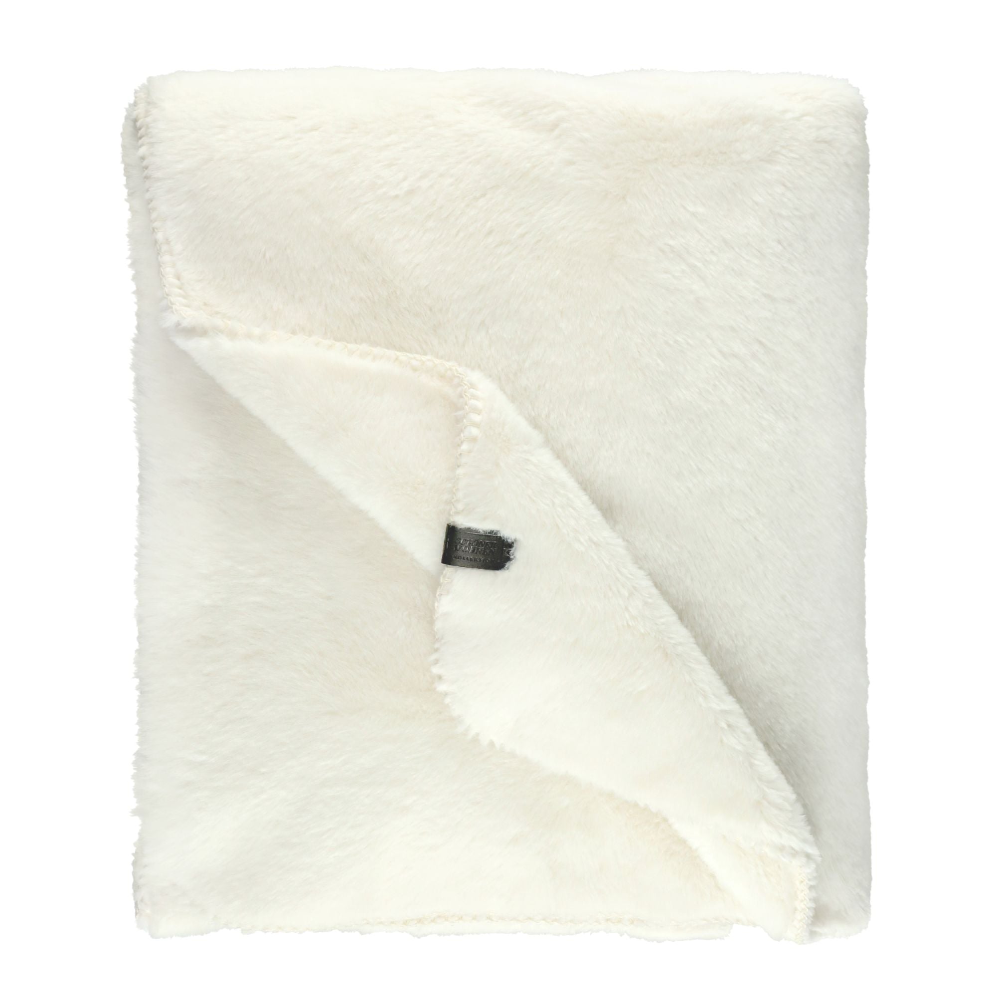 Schöner Wohnen Wohndecke Kunstfell 130x170 cm, Kuscheldecke, einfarbig, Anthrazit, Beige, Offwhite, passende Kissenhüllen