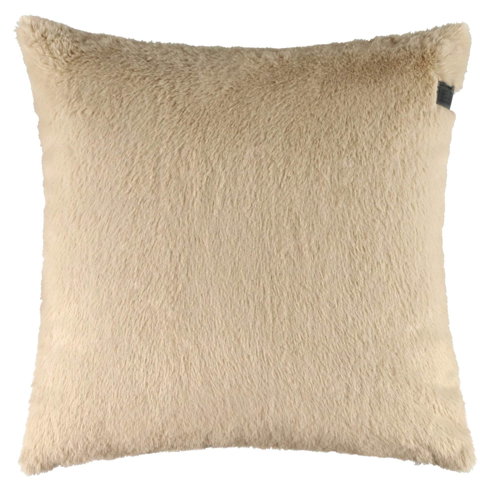 Schöner Wohnen Zierkissenhüllen 2er Set 45x45 cm Kunstfell, weich, Kissenbezug in Beige, Offwhite, Anthrazit