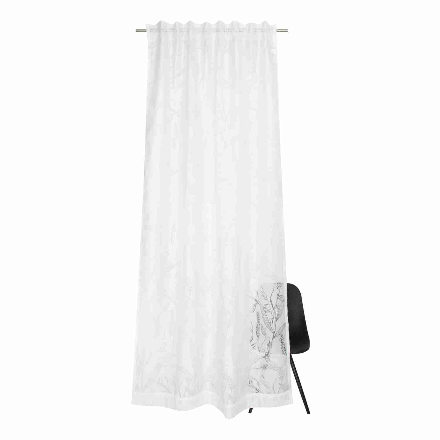 Fertigvorhang Grain • mit verdecktem Schlaufenband • halbtransparent - WohnDirect.com - Heimtextilien für stilvolles Wohnambiente