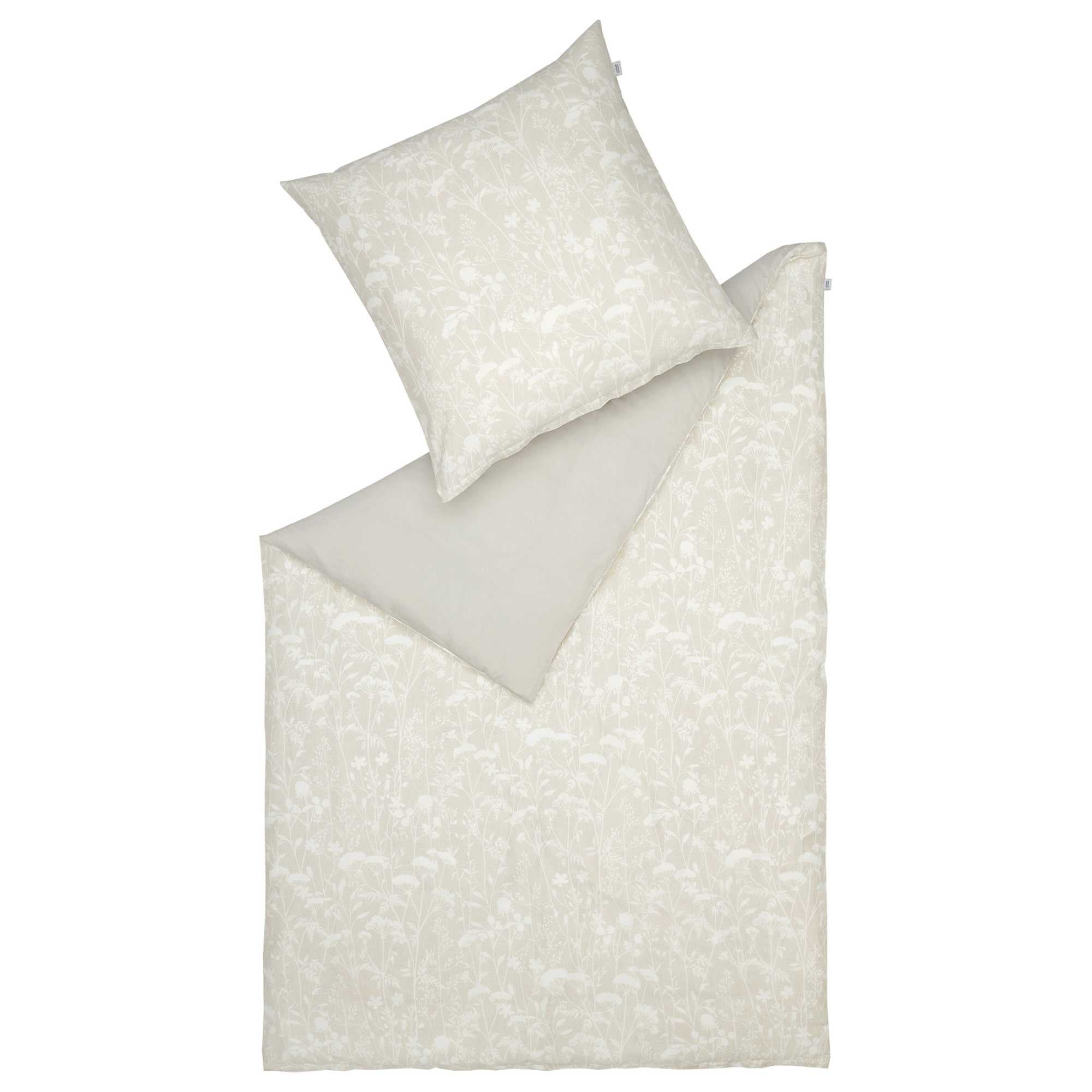 Satin Bettwäsche mit bedrucktem Blumenmuster