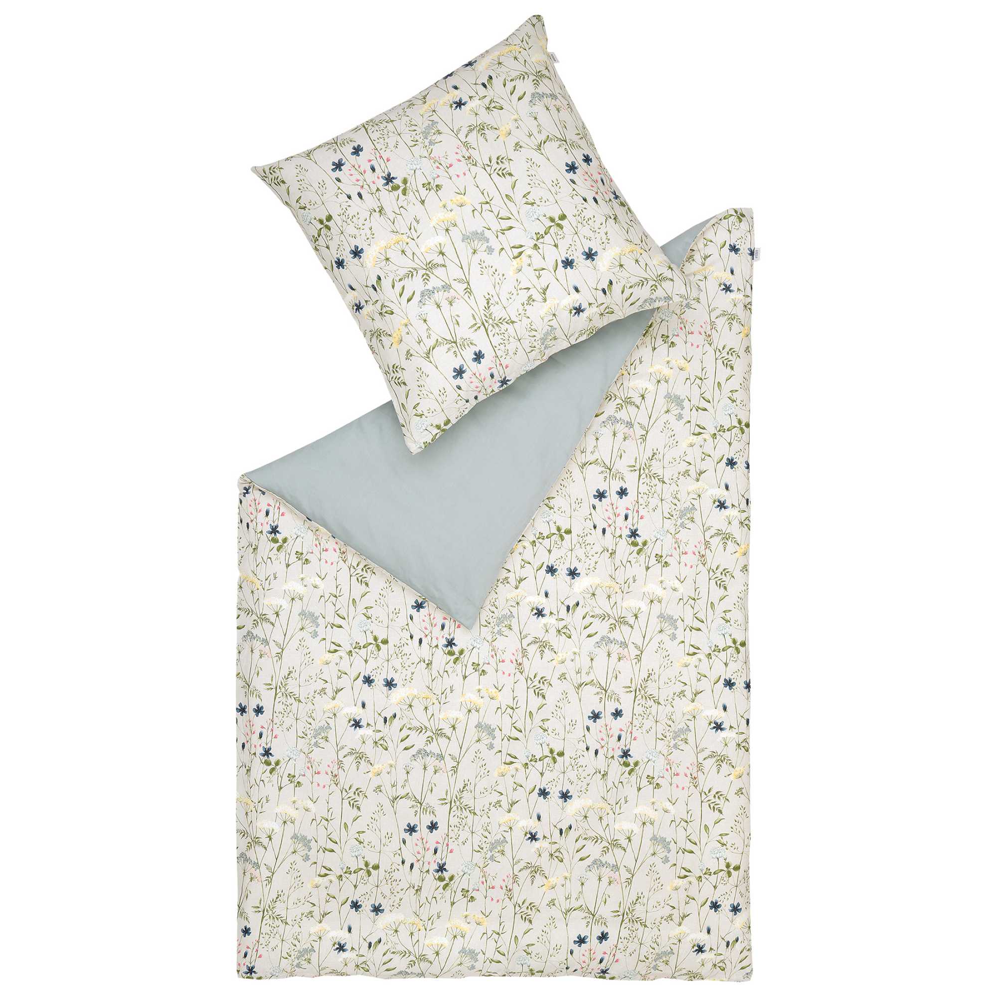 Satin Bettwäsche mit bedrucktem Blumenmuster