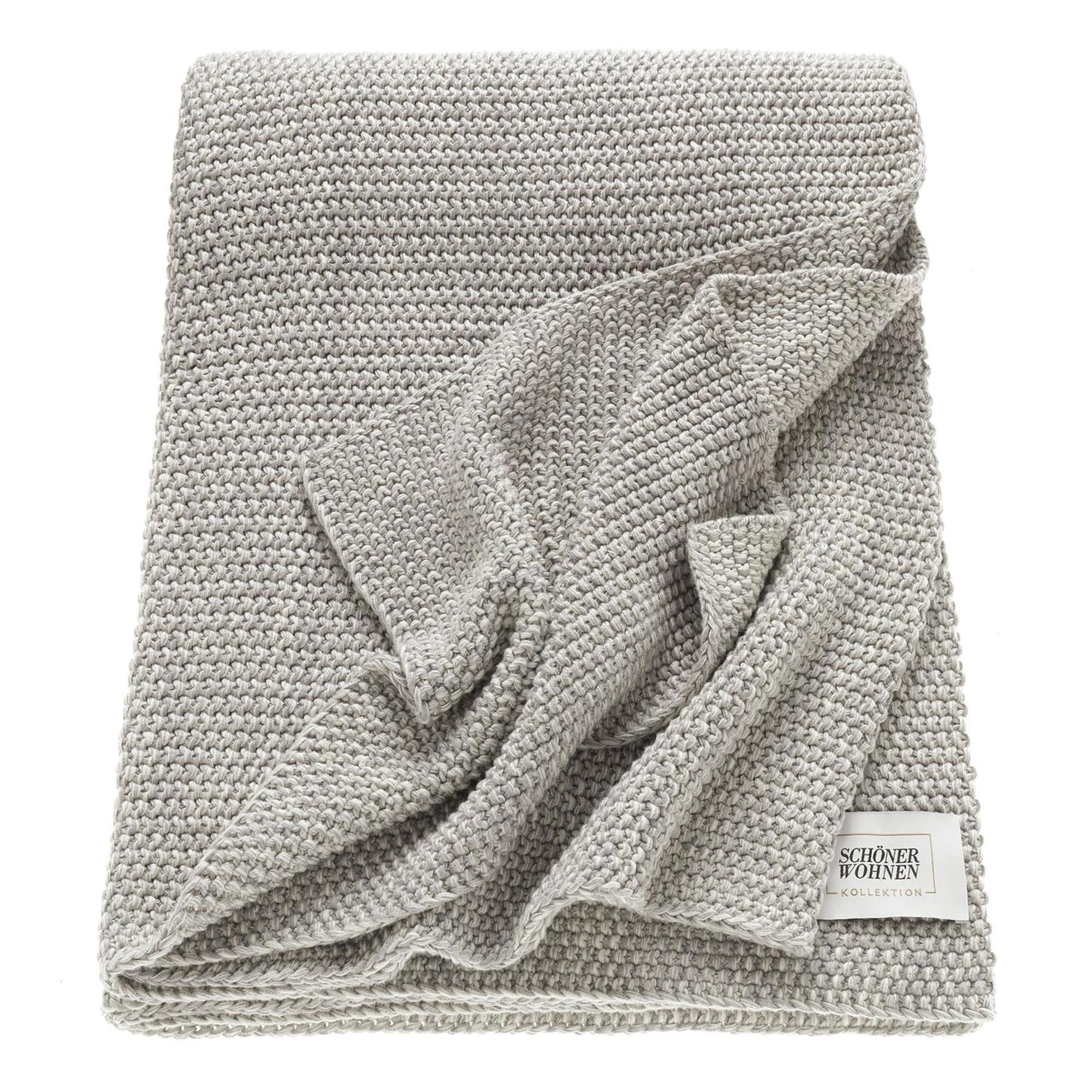 Kuscheldecke Melange • 100% Baumwolle • 130 x 170 cm